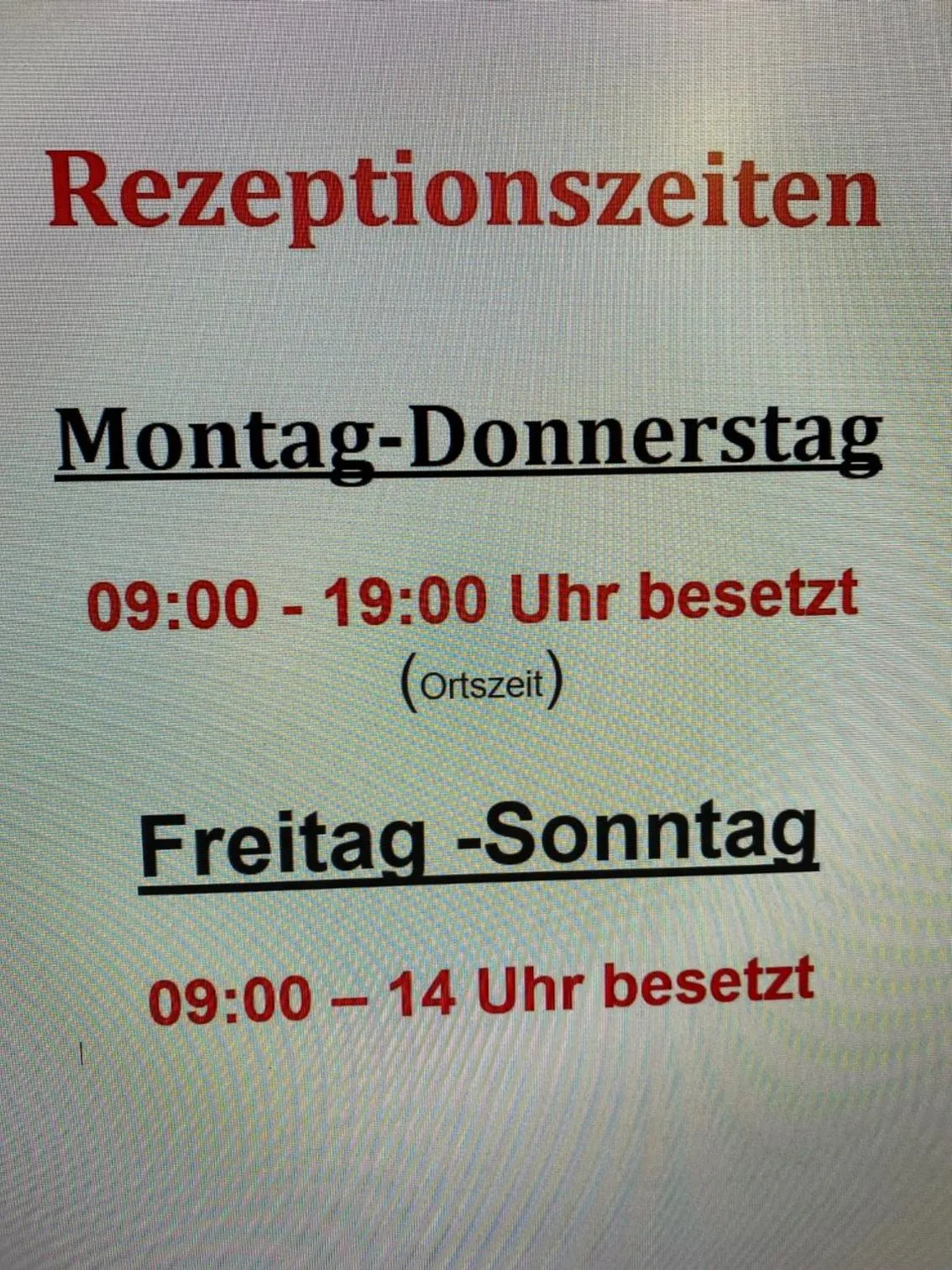 Text overlay in Hotel Zum Adler