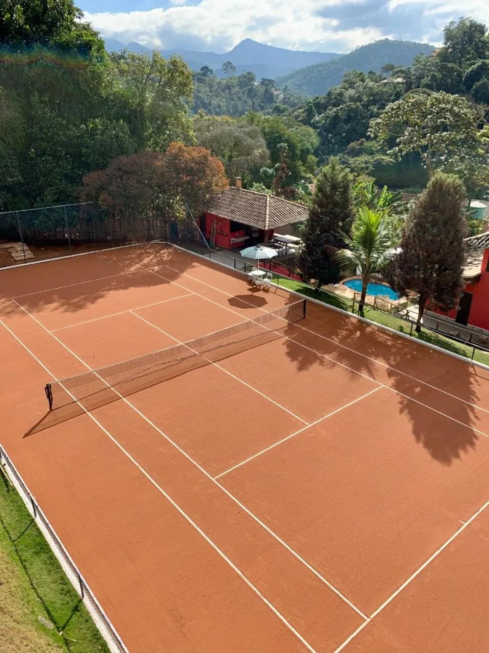 Tennis court in Pousada Golf Village