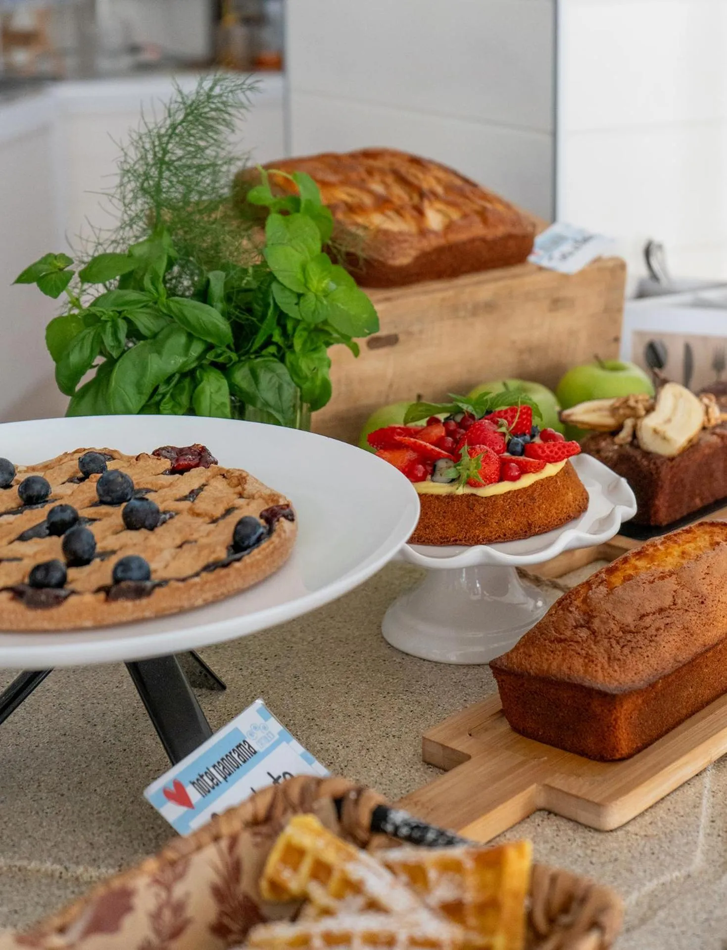 Buffet breakfast in Hotel Panorama