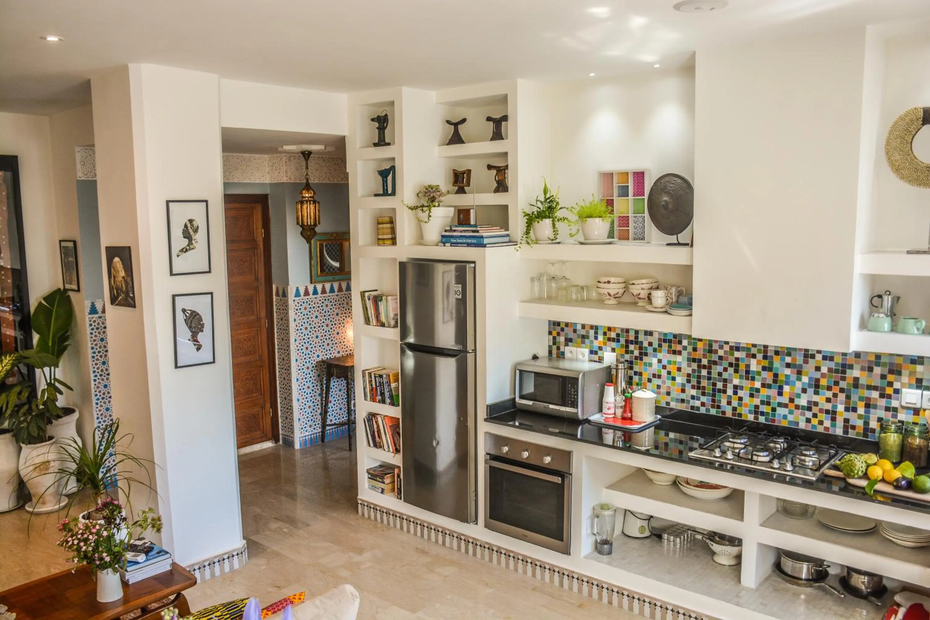 Appartement moderne moroccan/African décoration