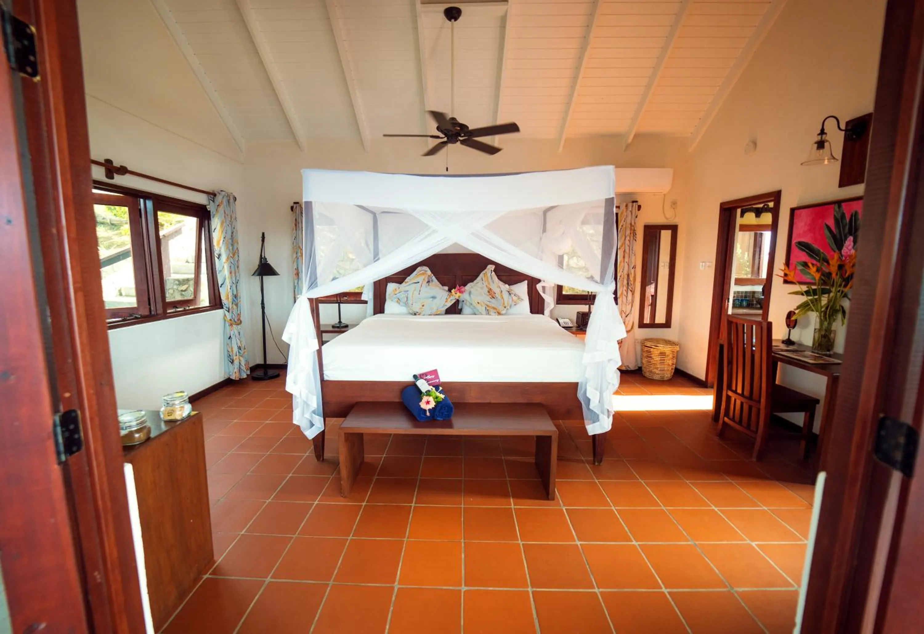 Bed in Ti Kaye Resort & Spa