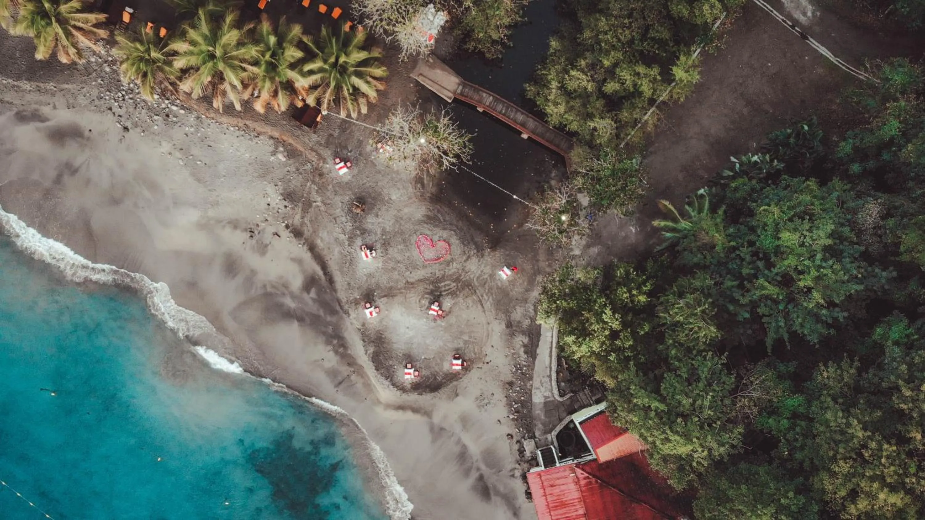 Beach in Ti Kaye Resort & Spa