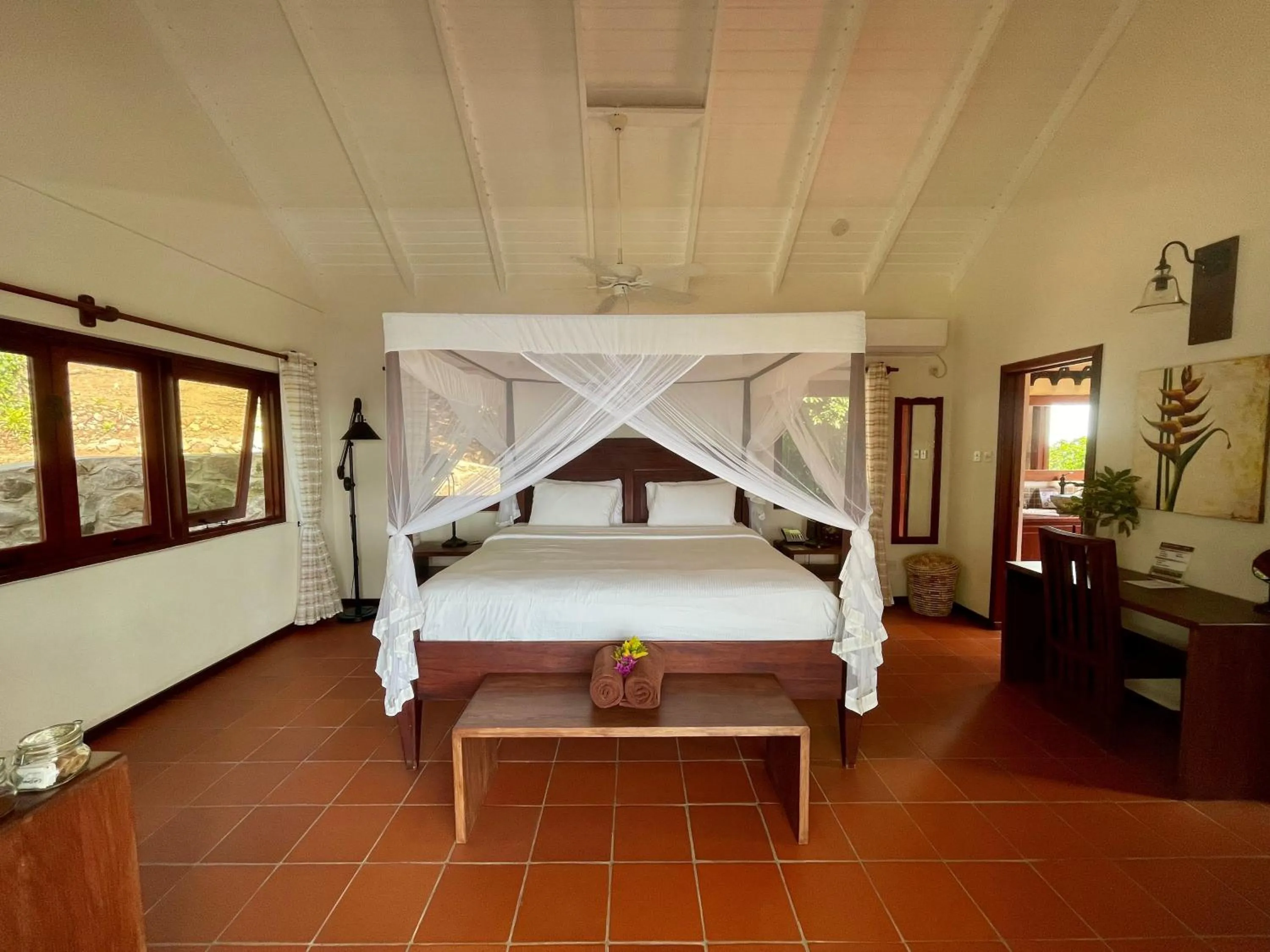 Bed in Ti Kaye Resort & Spa