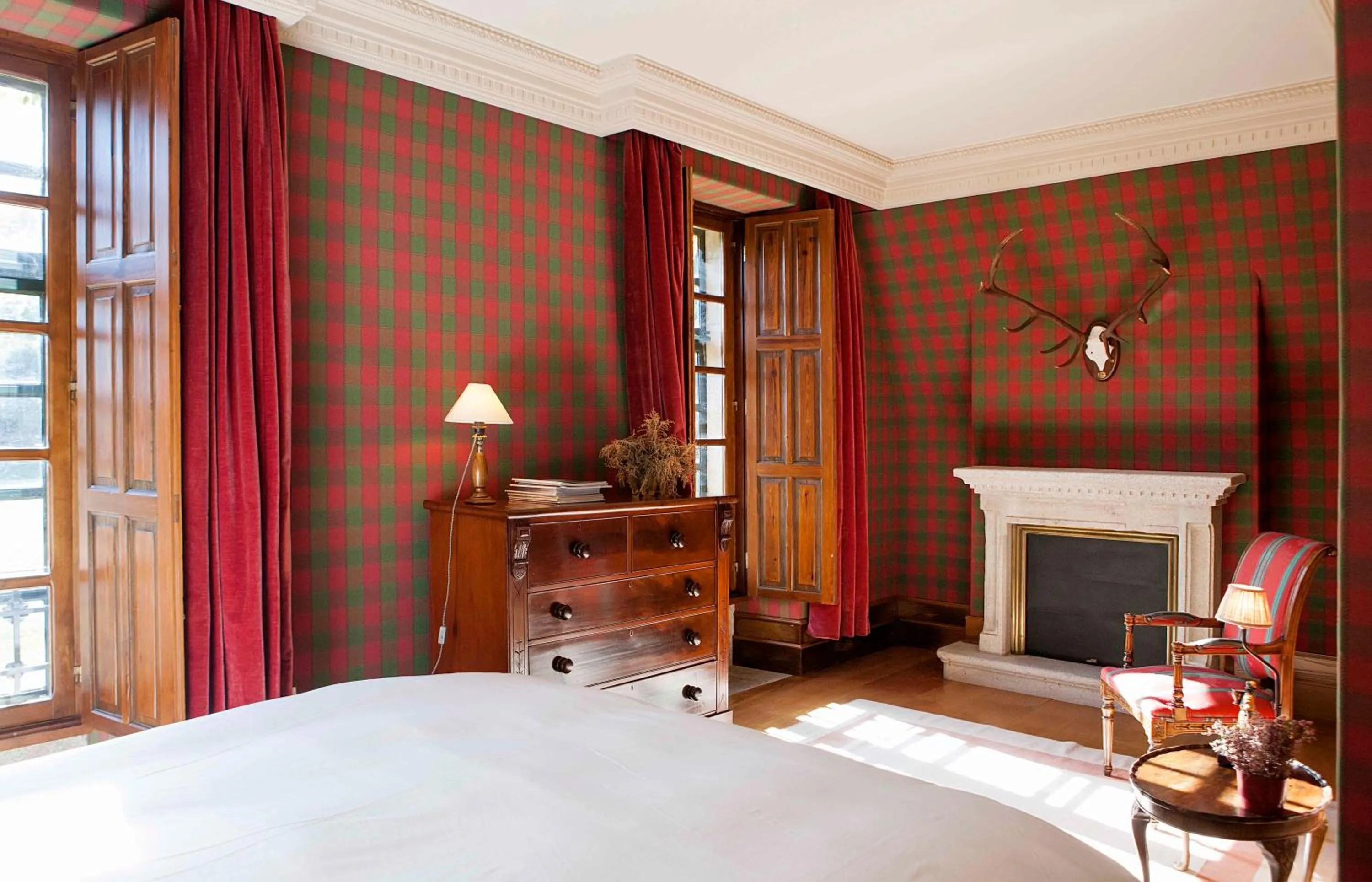 Bed in Pazo de Brandeso & Country Club