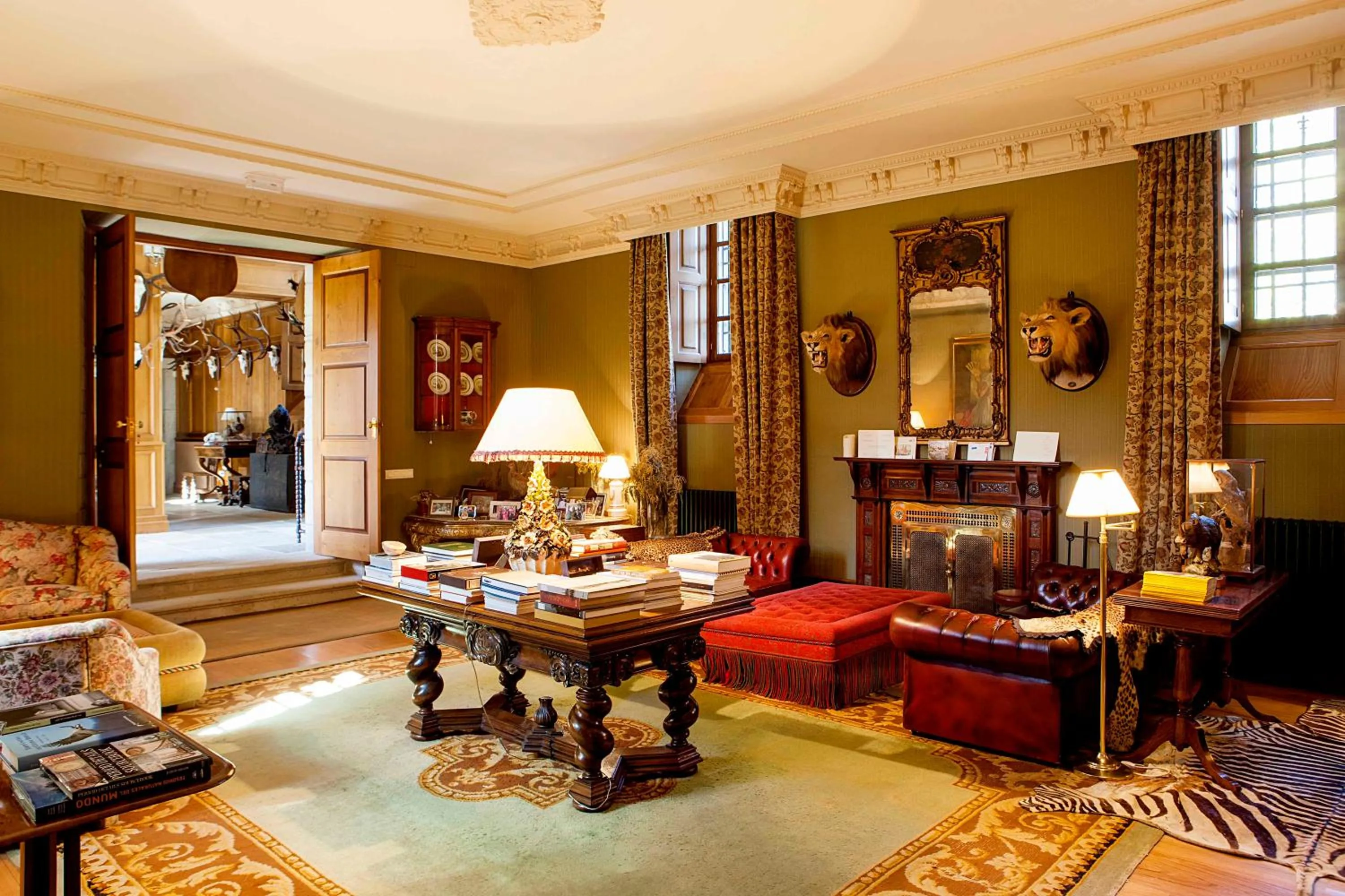 Living room in Pazo de Brandeso & Country Club