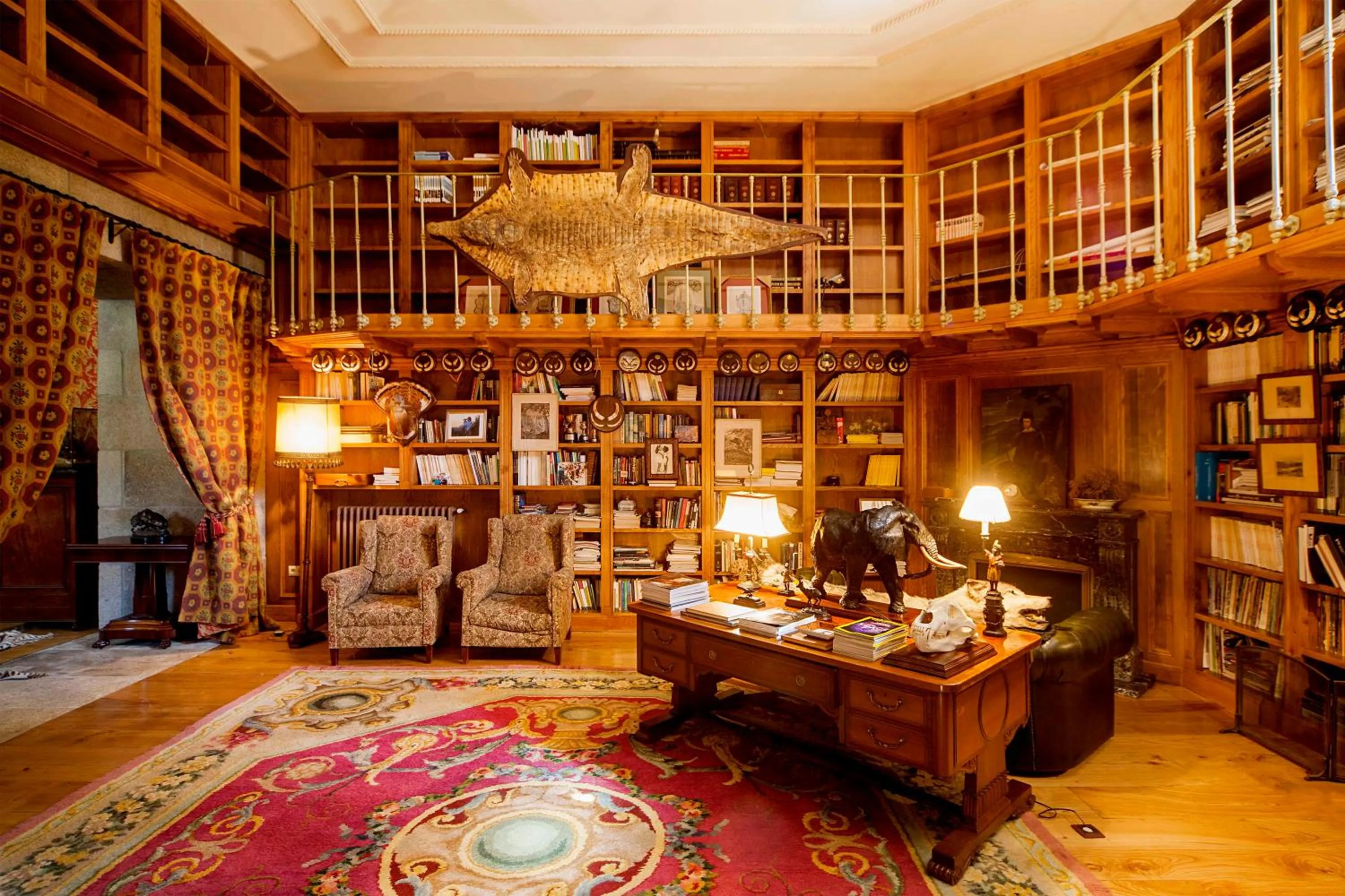 Library in Pazo de Brandeso & Country Club