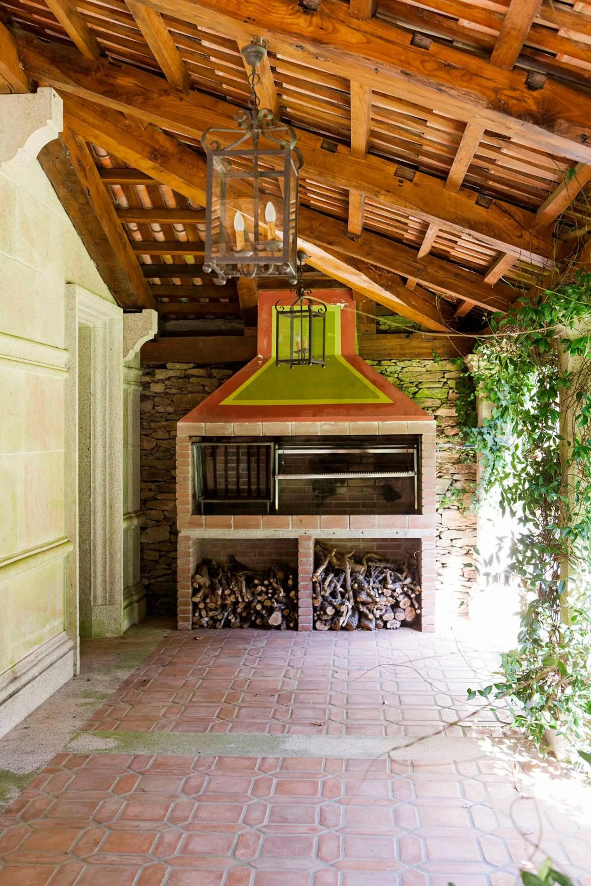 BBQ facilities in Pazo de Brandeso & Country Club