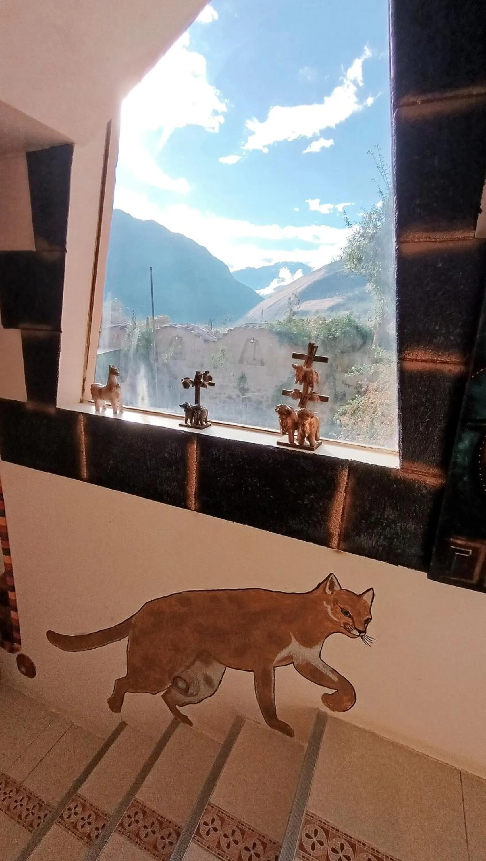 Mountain view in Ccapac Inka Ollanta Casa Museo