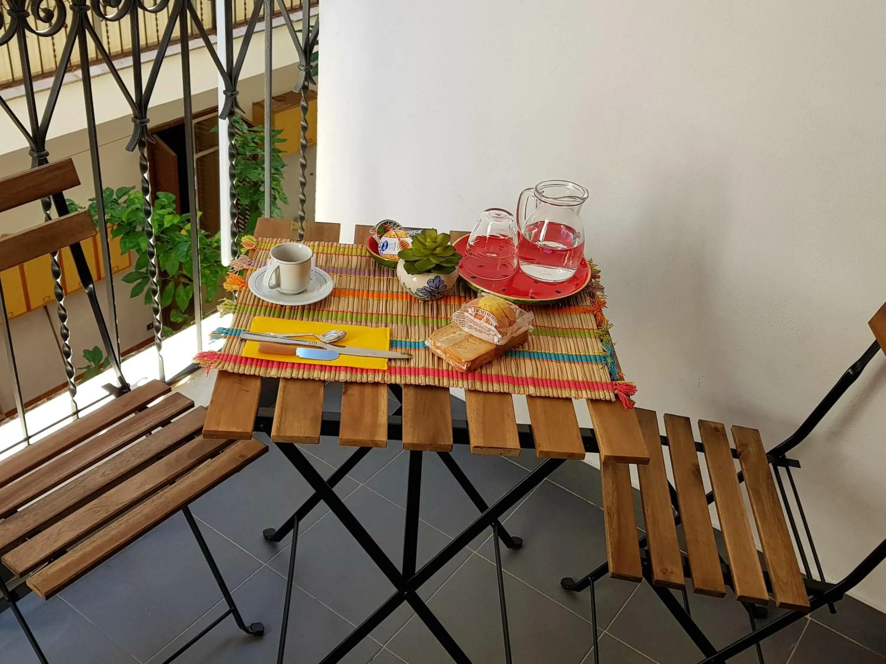 Balcony/Terrace in Aziz b&b