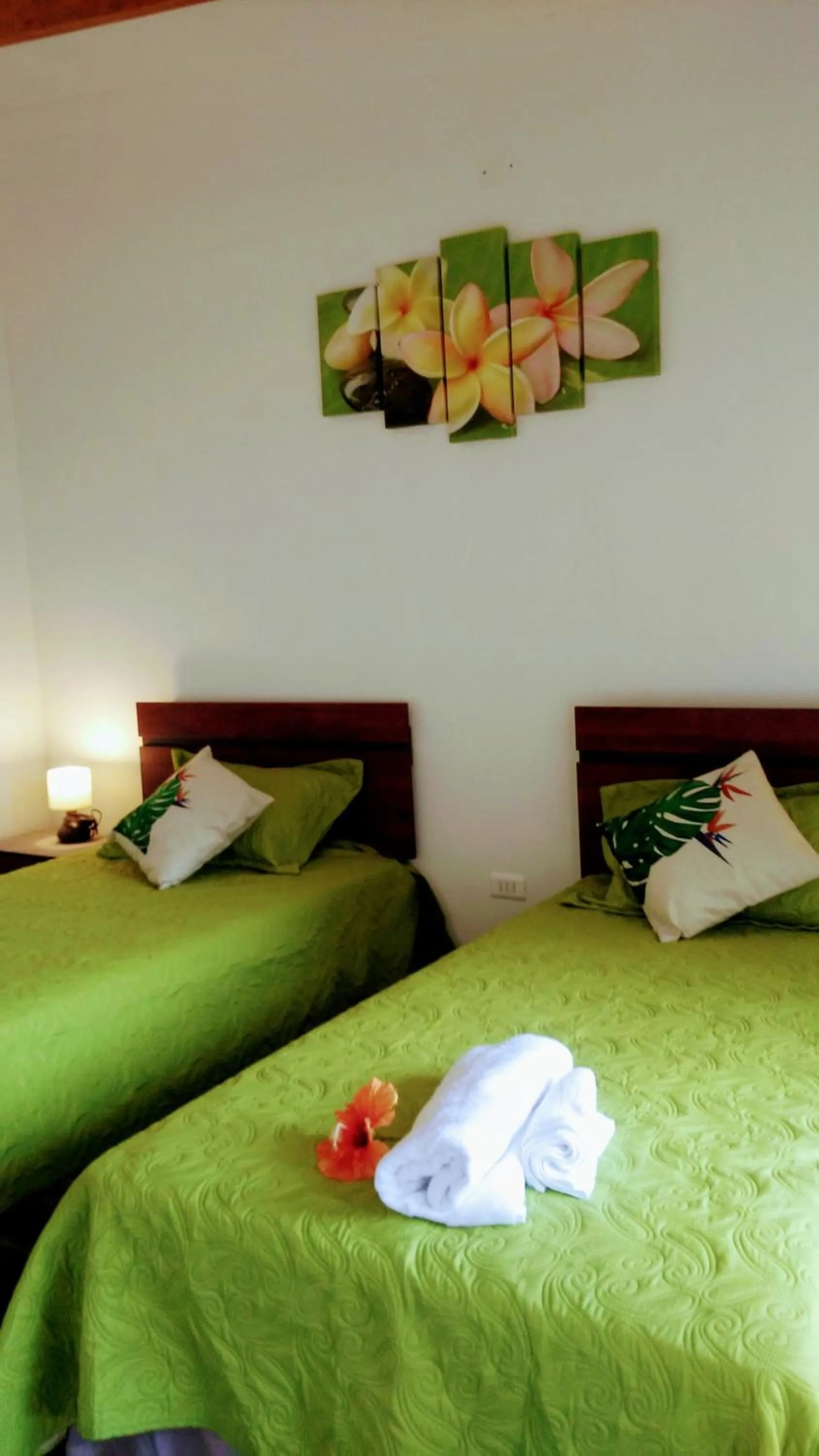 Bedroom, Bed in Cabañas Te Maori