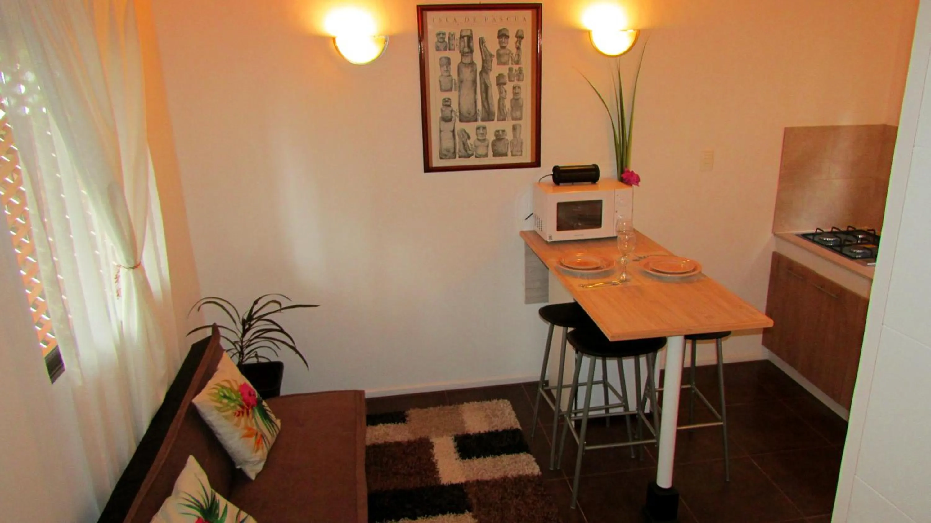 Living room in Cabañas Te Maori