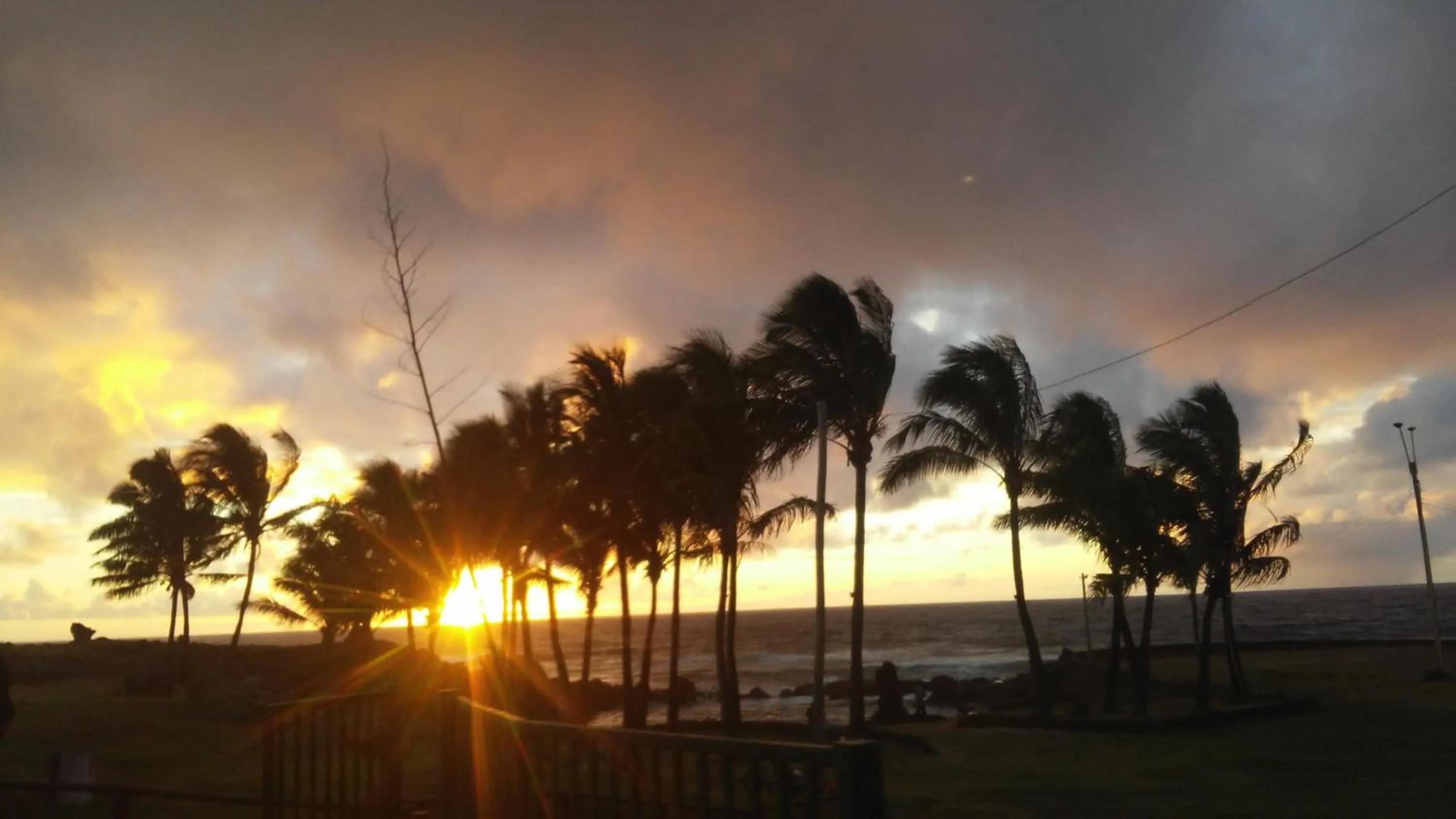 Sunset in Cabañas Te Maori