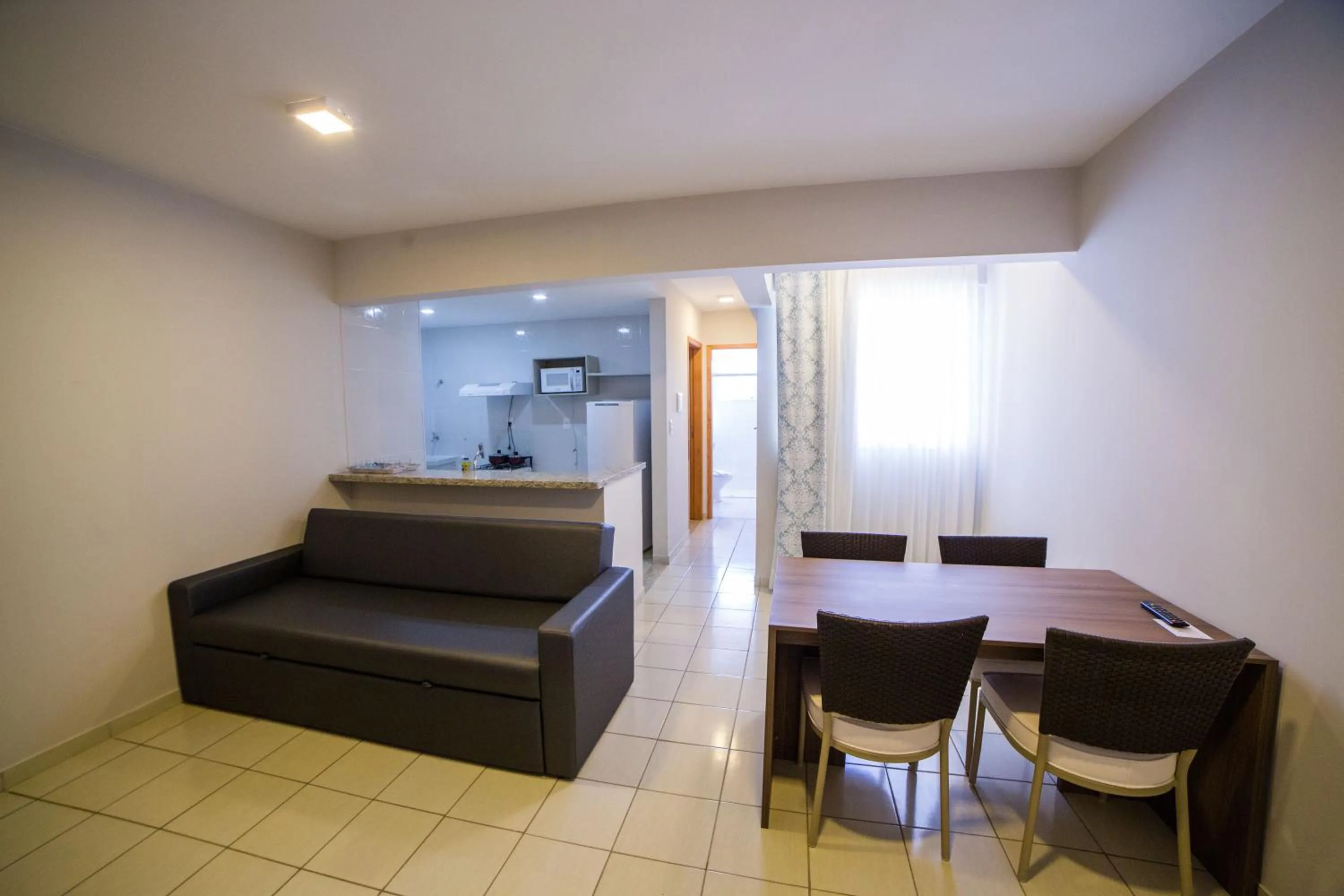 Communal lounge/ TV room in Serra Madre Hotel