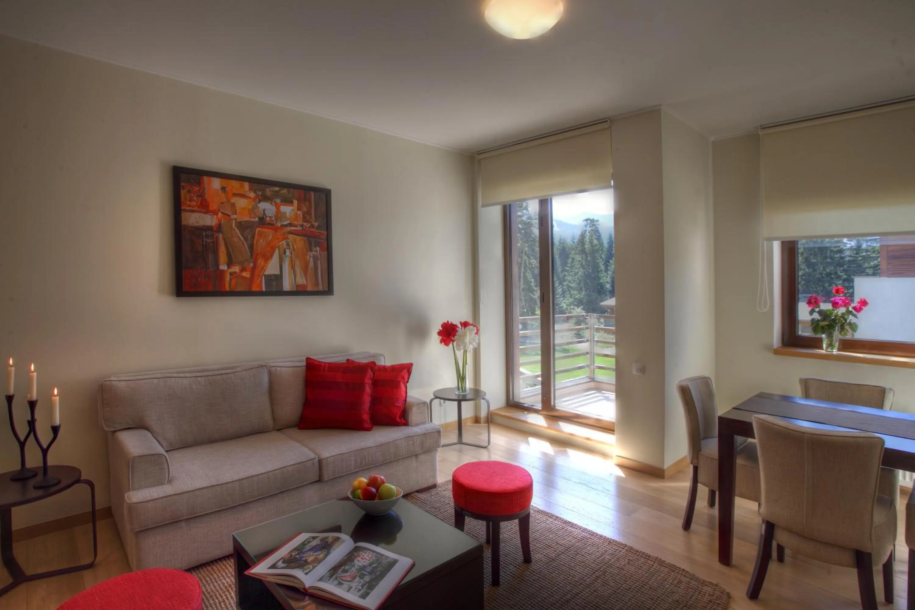 Living room in Euphoria Club Hotel