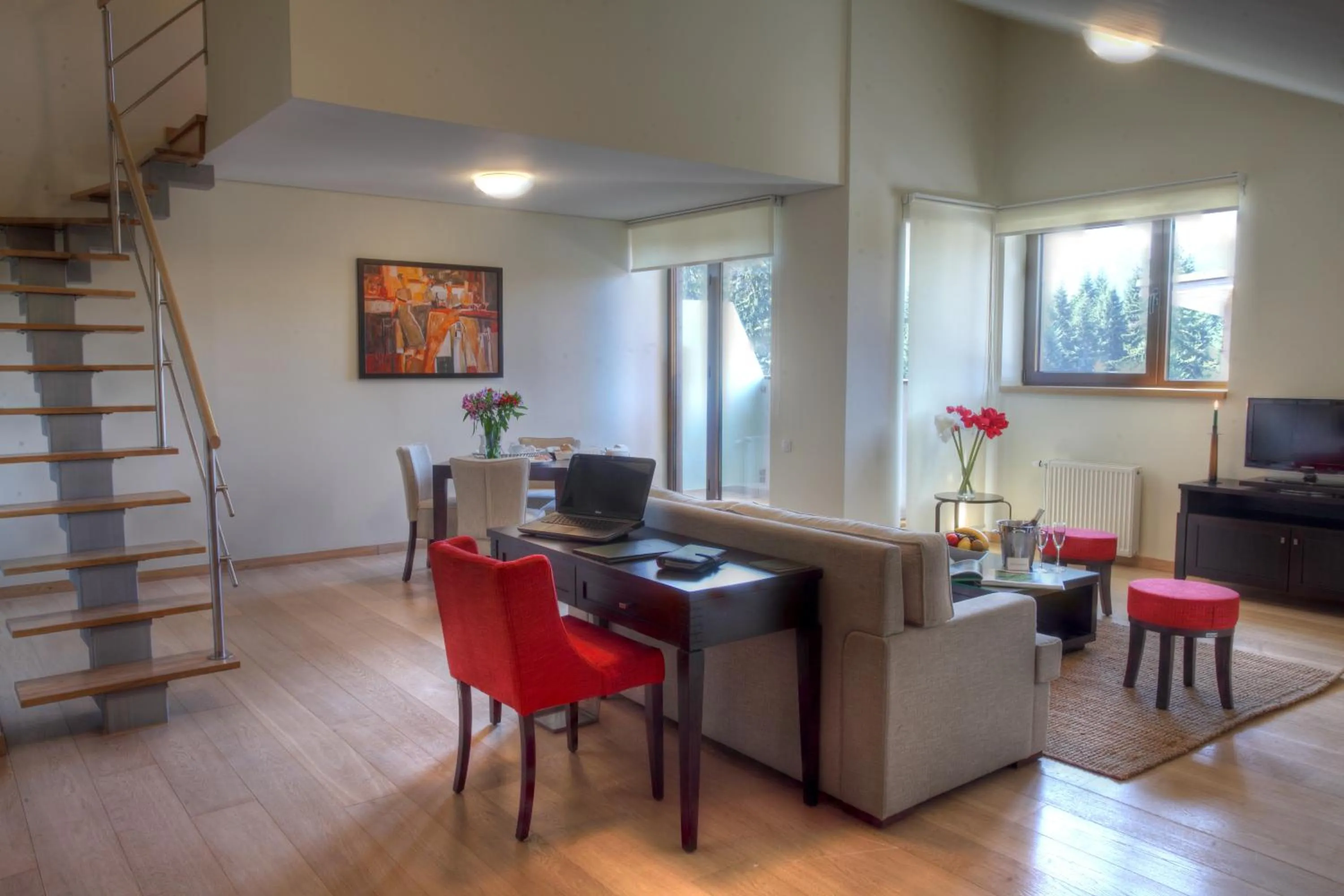 Living room in Euphoria Club Hotel