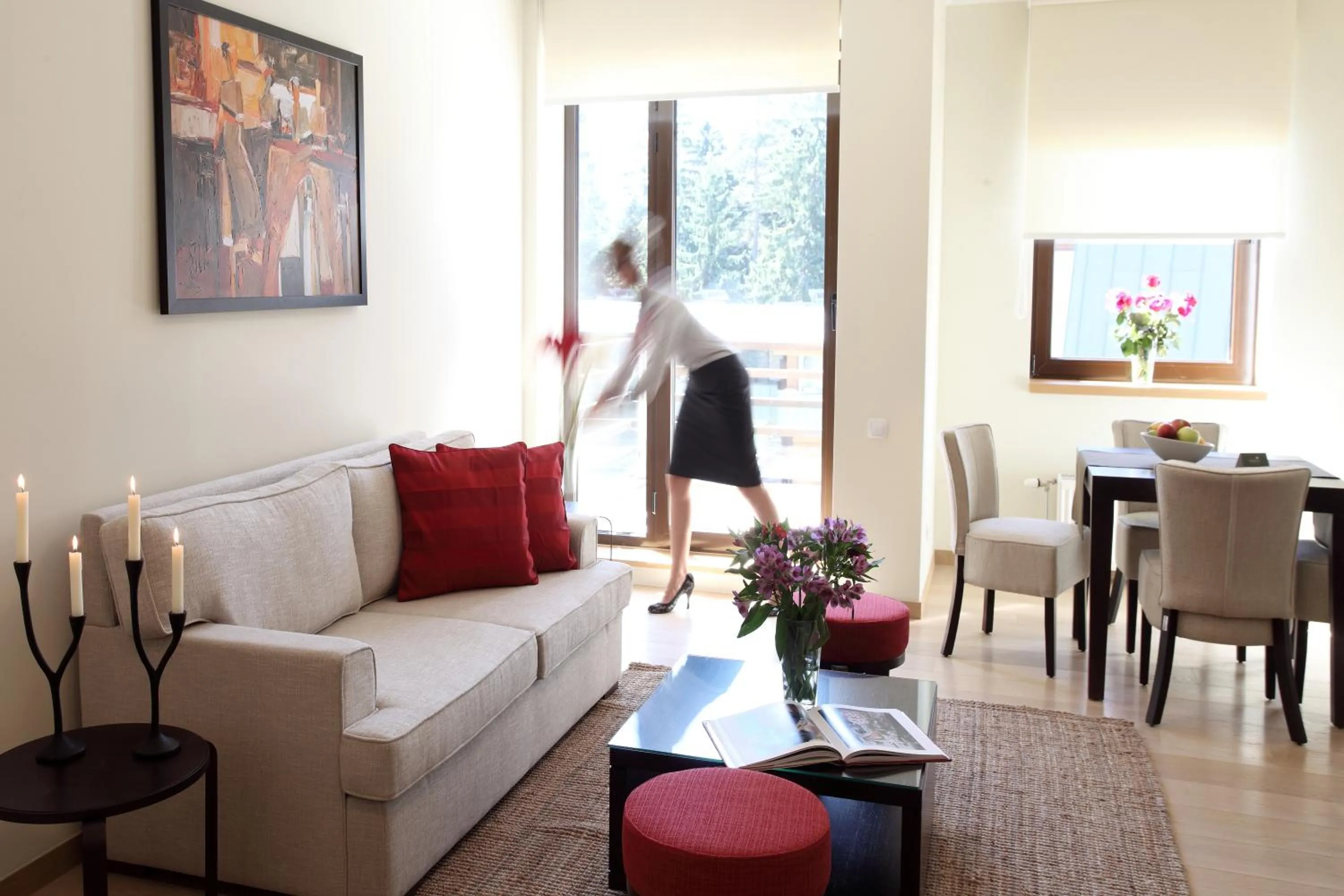 Living room in Euphoria Club Hotel