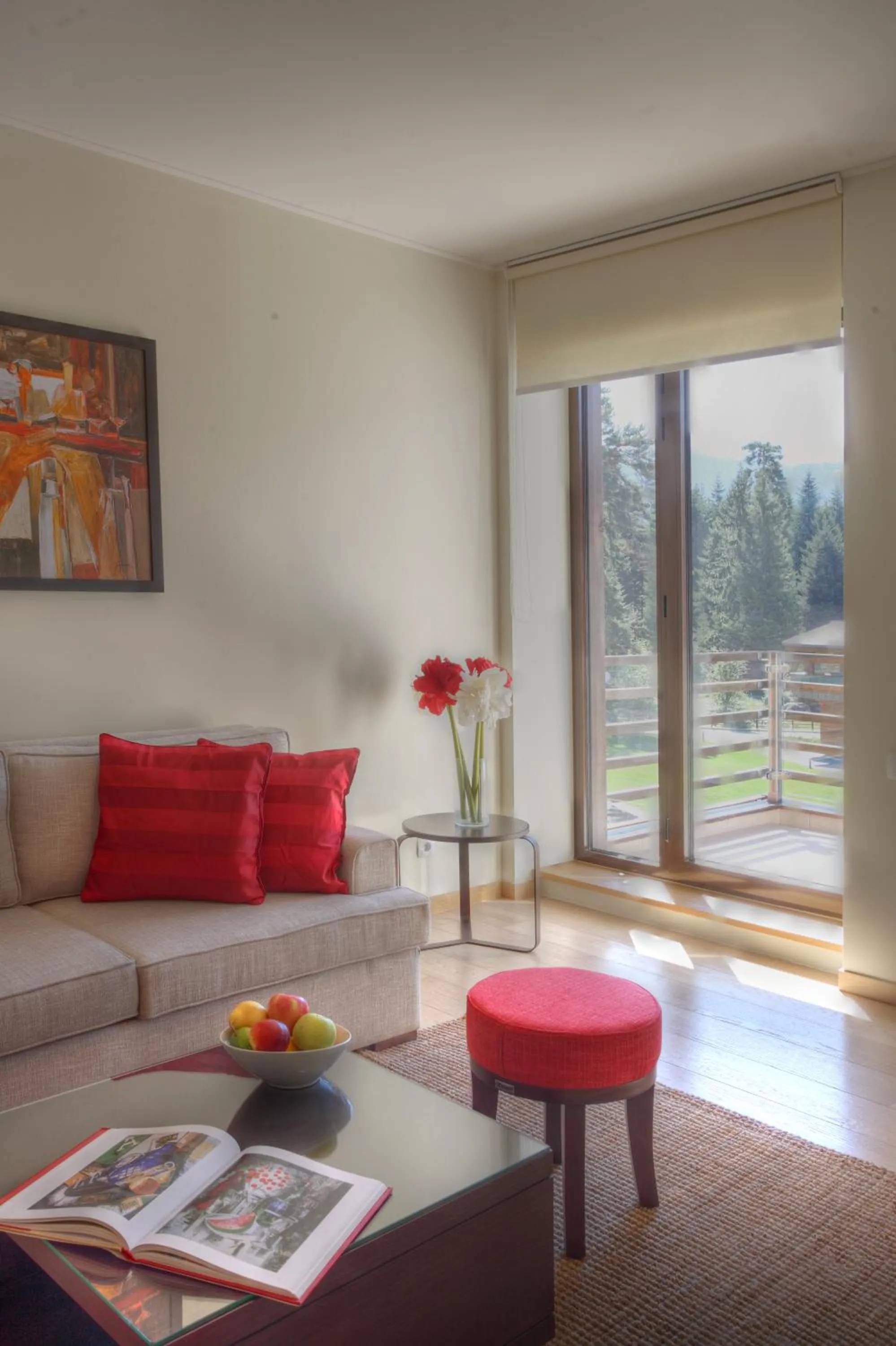 Seating area in Euphoria Club Hotel