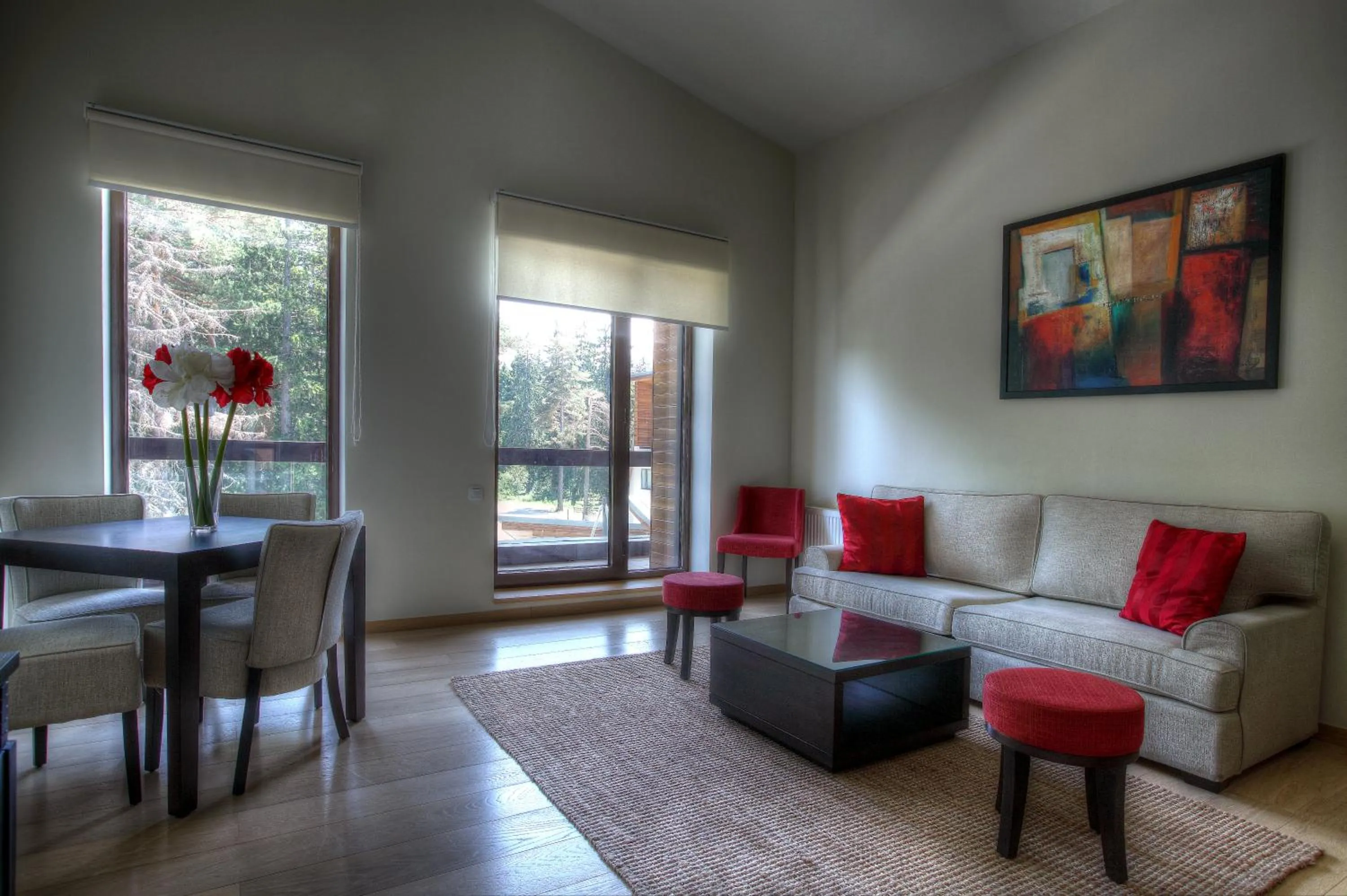 Living room in Euphoria Club Hotel