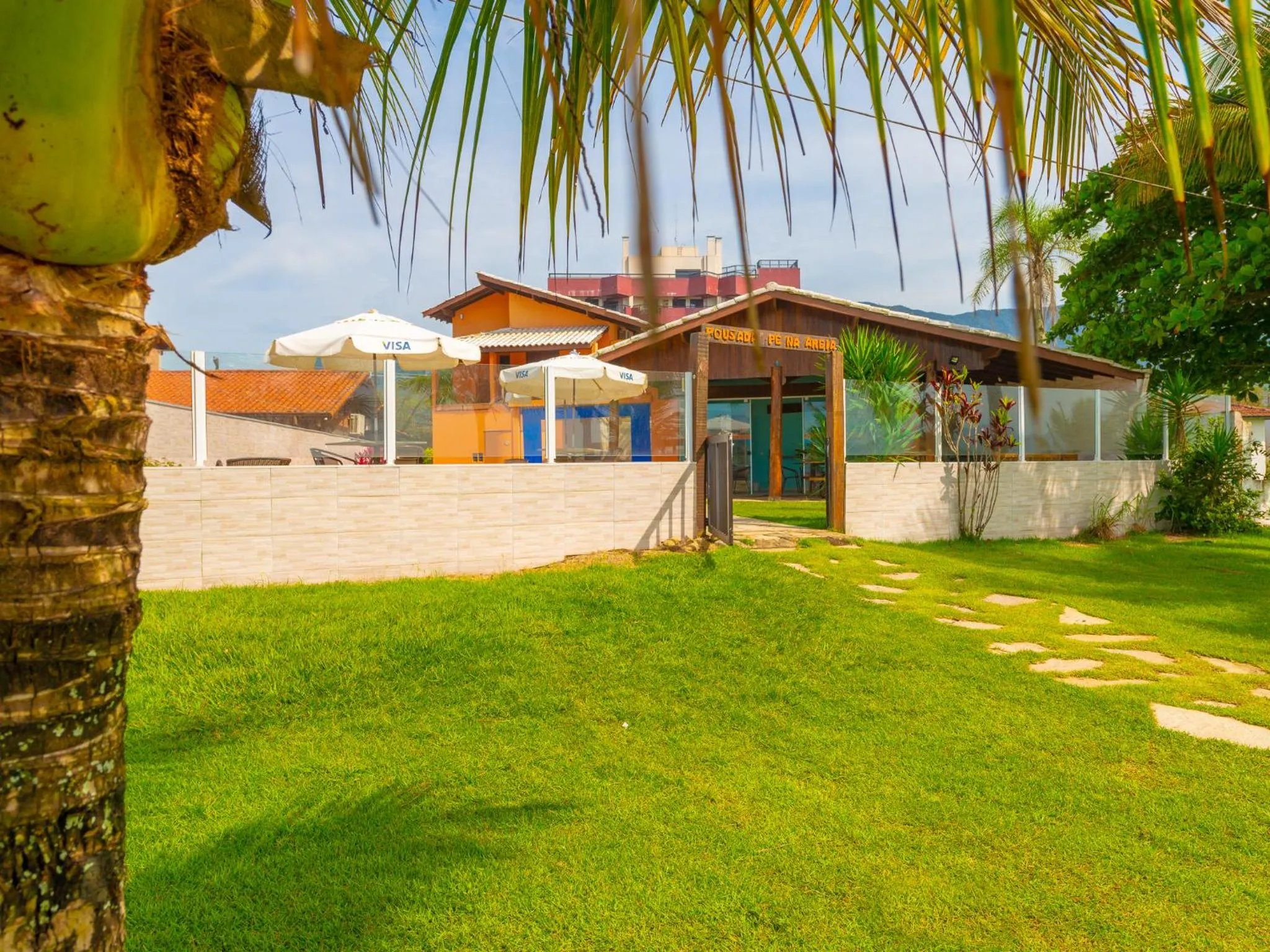 Property building in Pousada Pé Na Areia