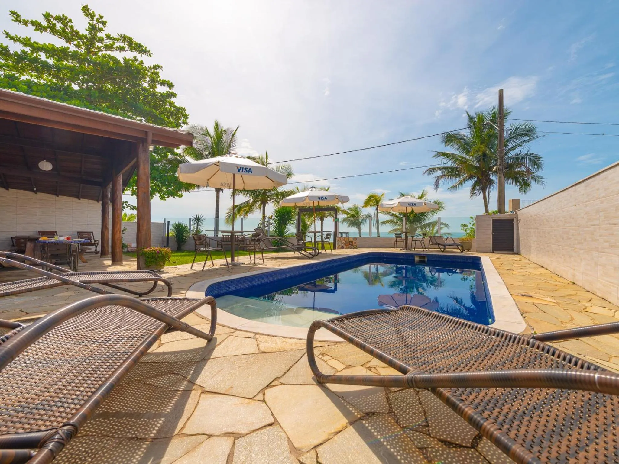 Swimming pool in Pousada Pé Na Areia