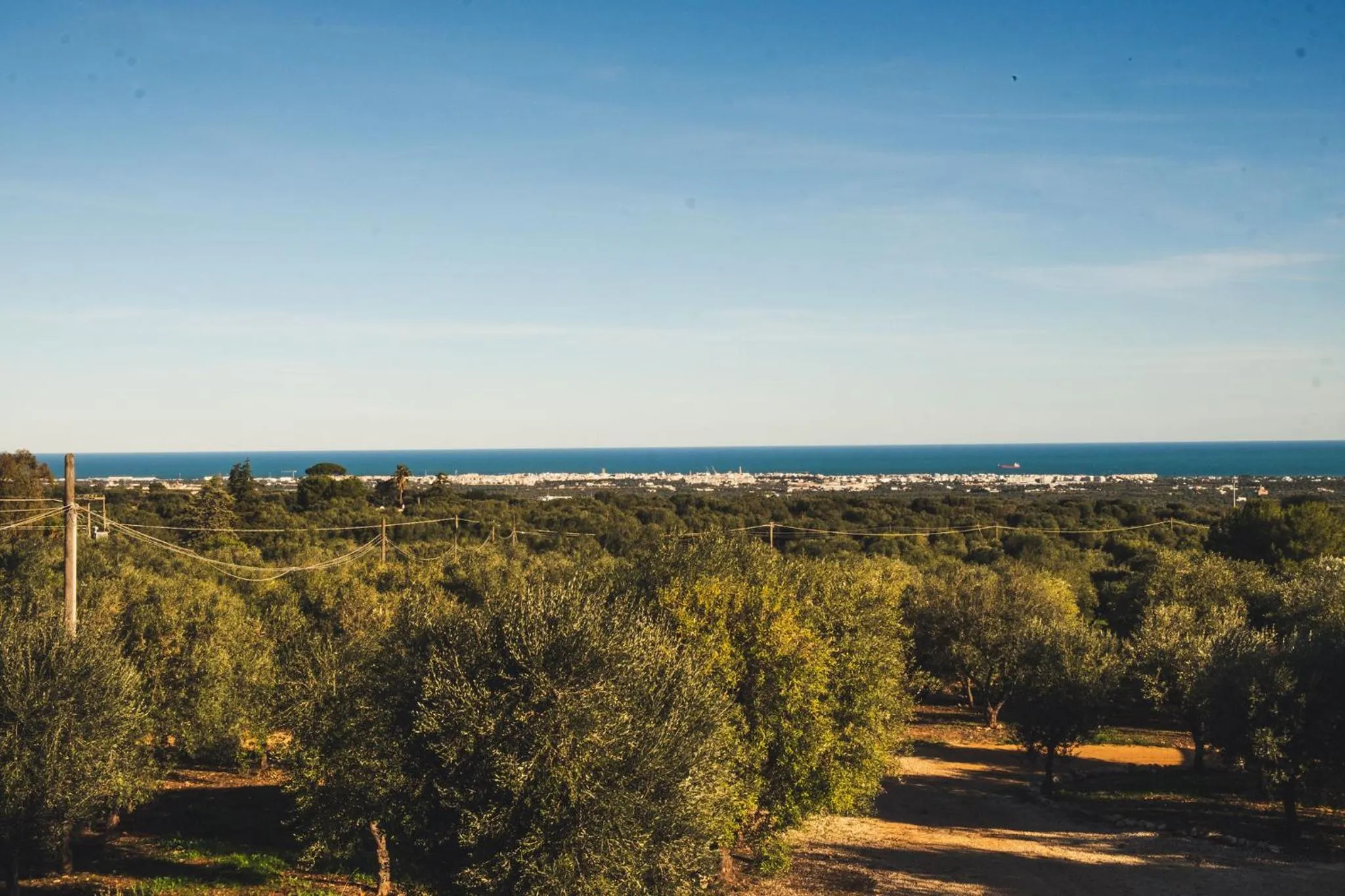 Sea view in Masseria Santa Teresa