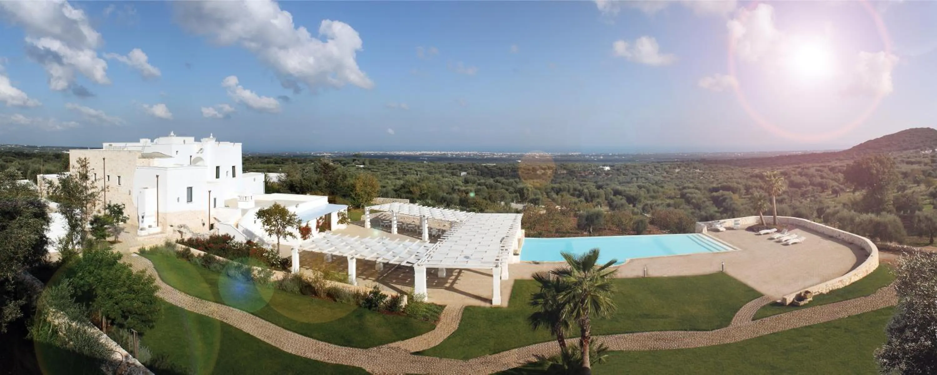Bird's eye view in Masseria Santa Teresa
