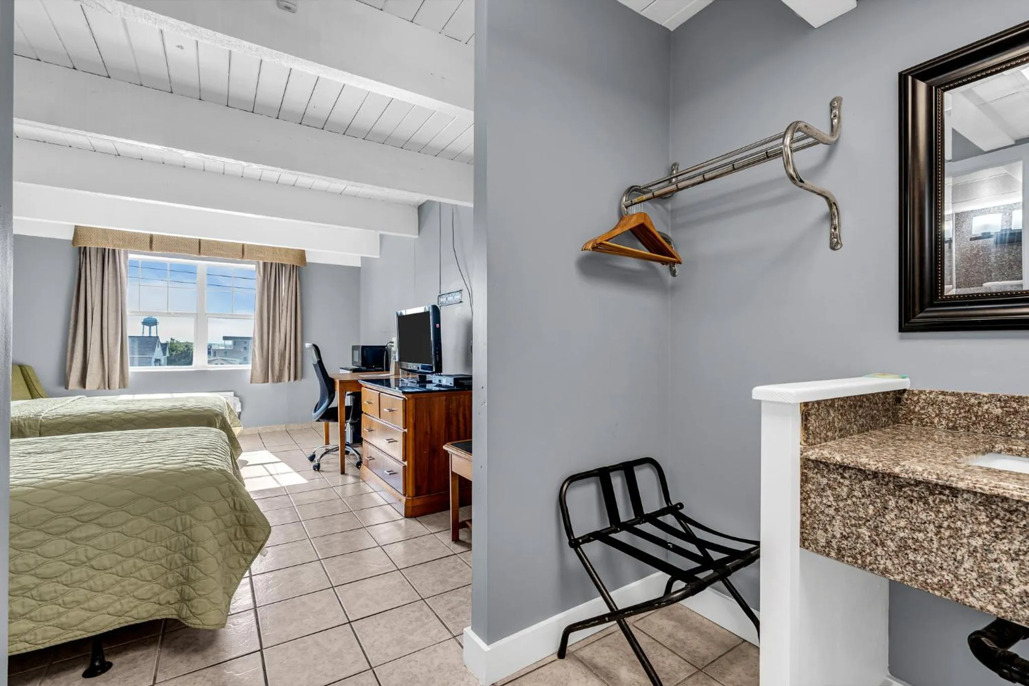 Bed in Aztec Ocean Resort