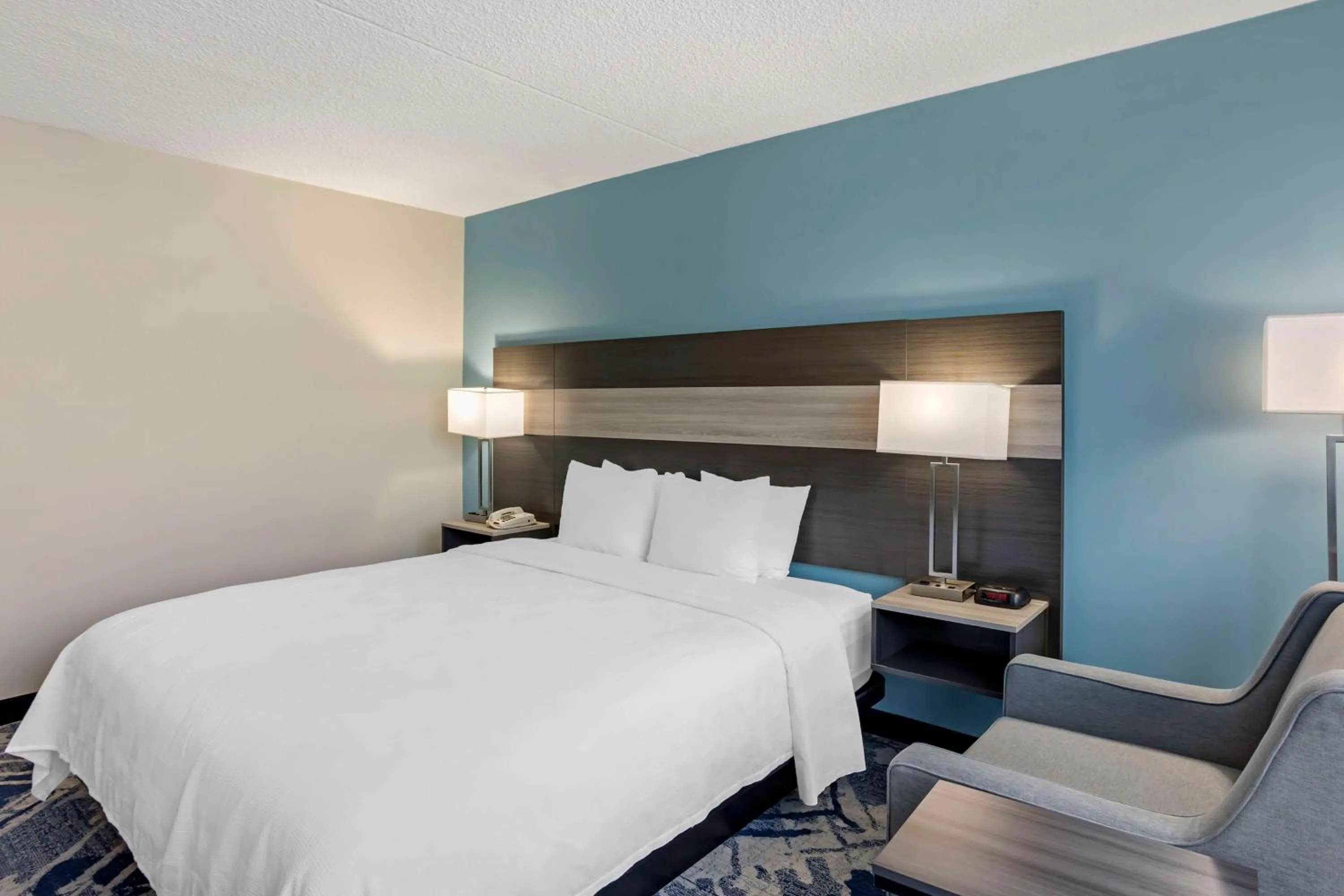 Bedroom, Bed in Best Western Rutgers University Hotel