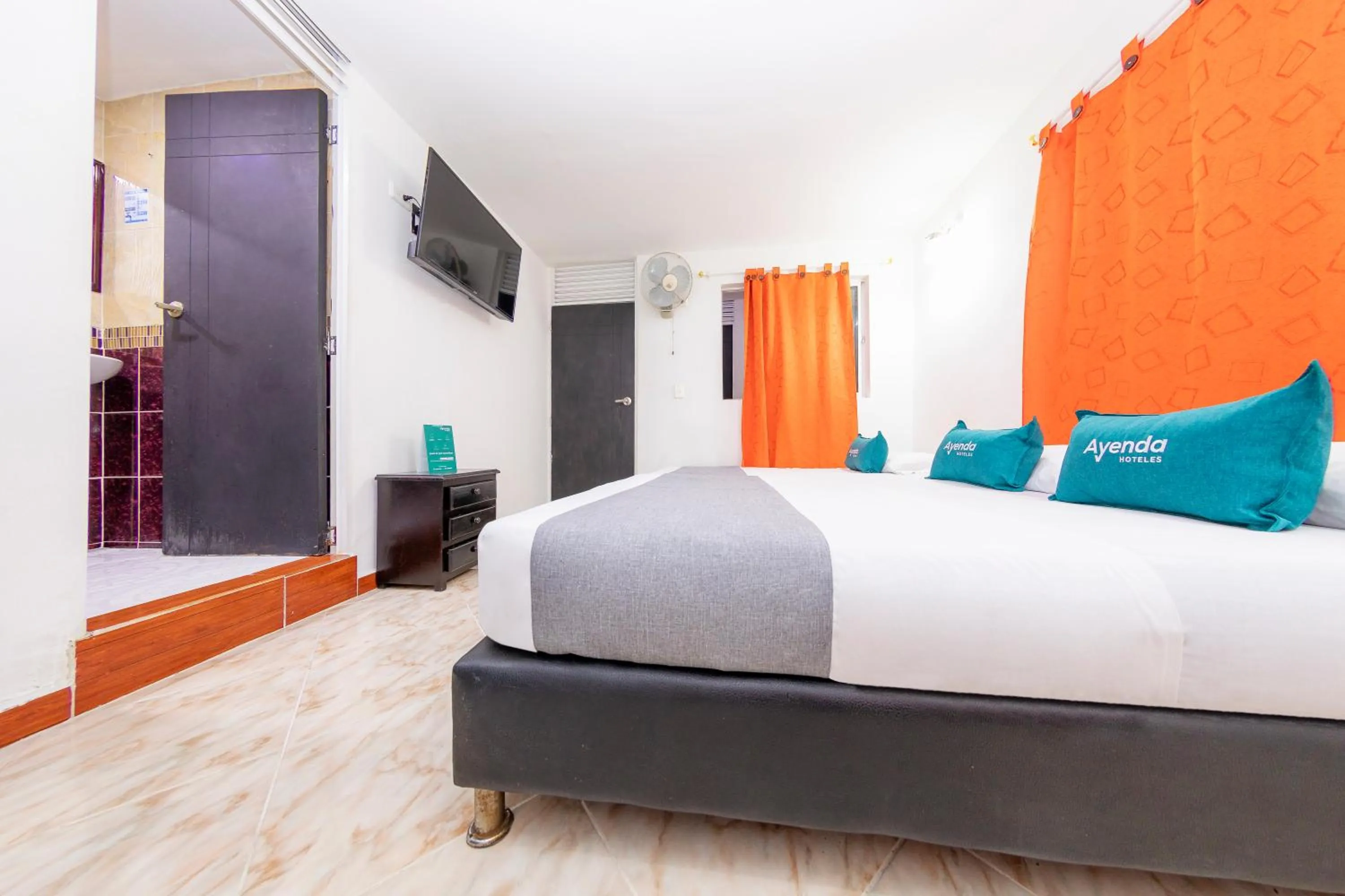 Bed in Ayenda Florida Nueva