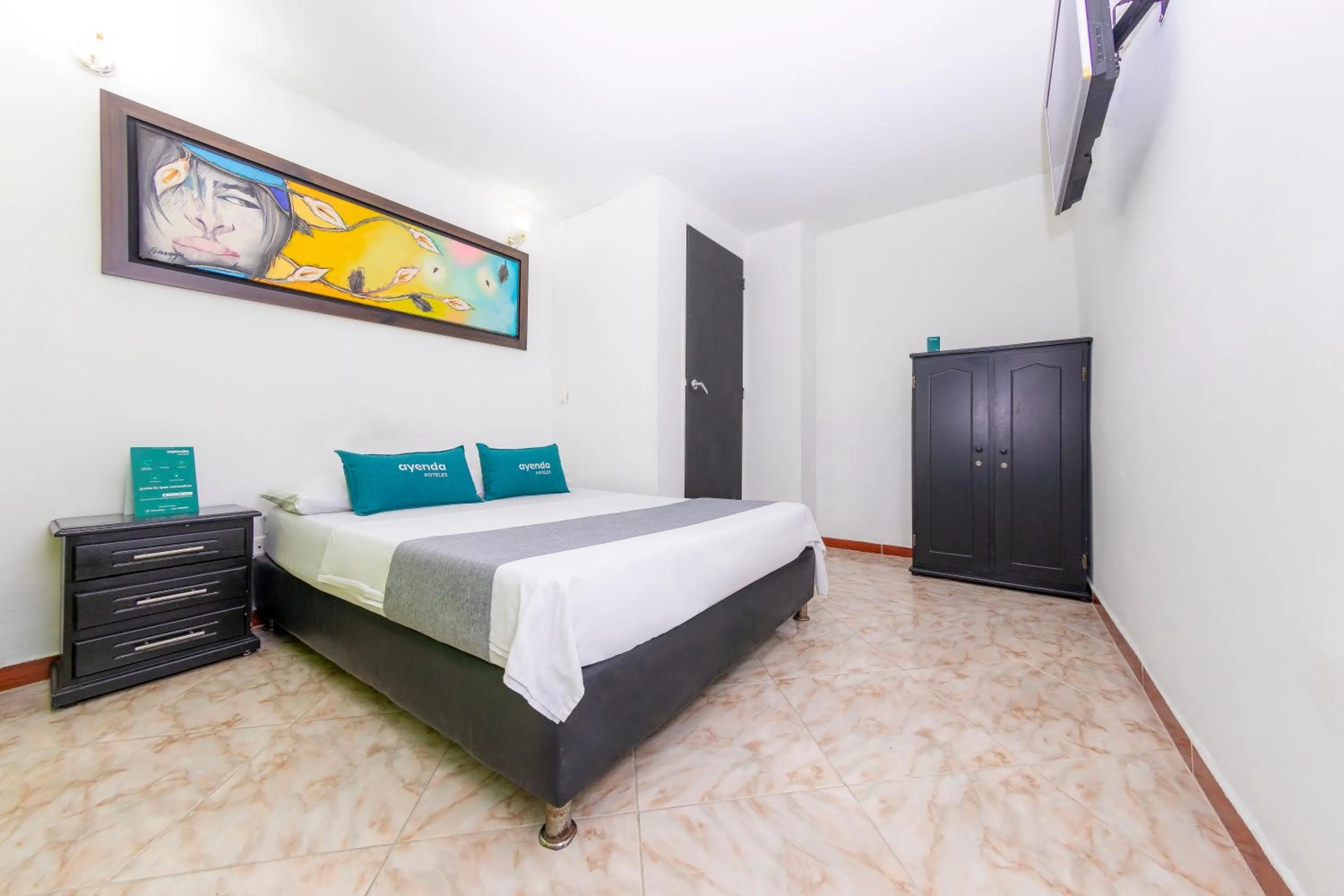 Bed in Ayenda Florida Nueva