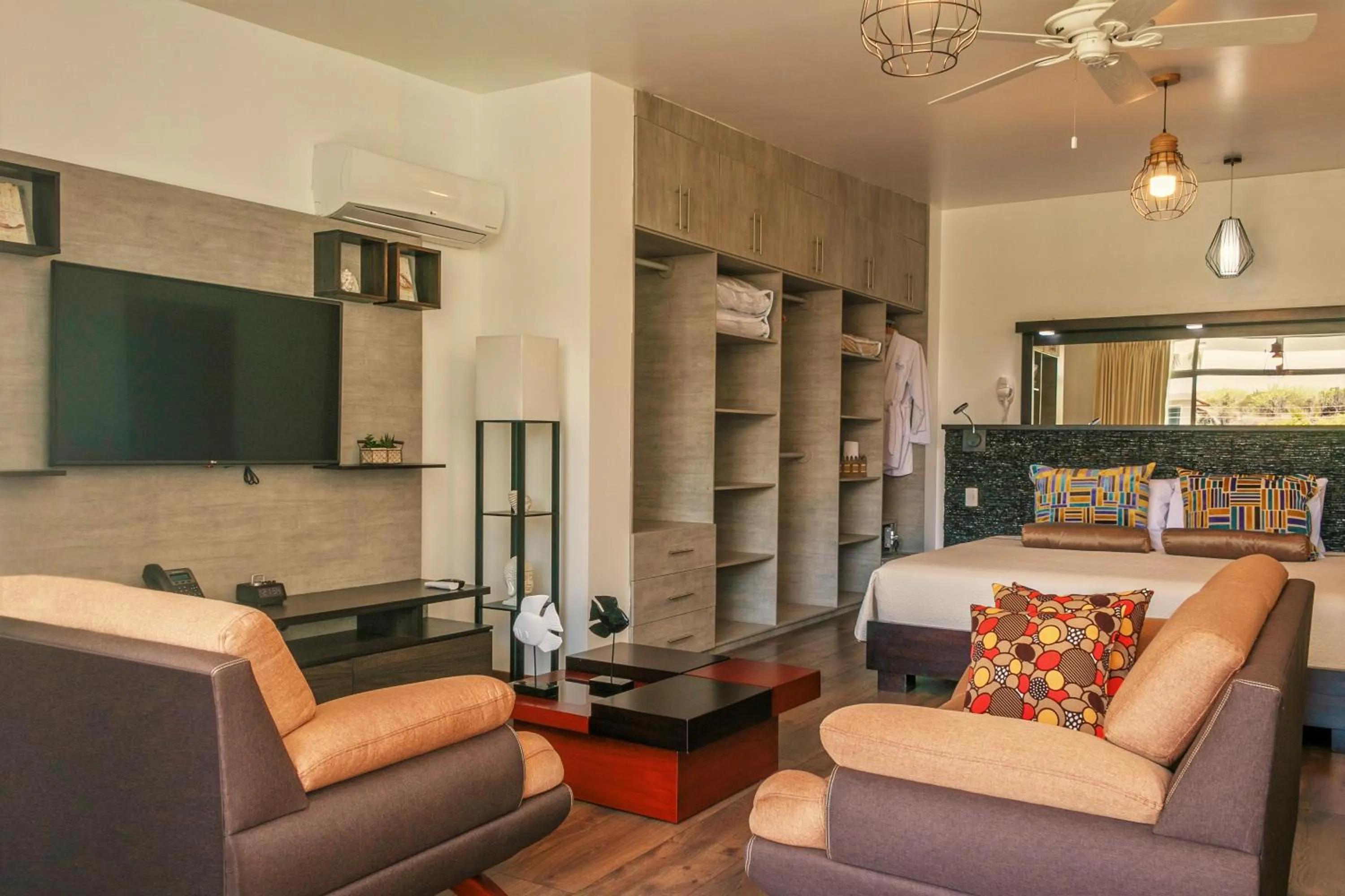 Bed in Ikala Galapagos Hotel