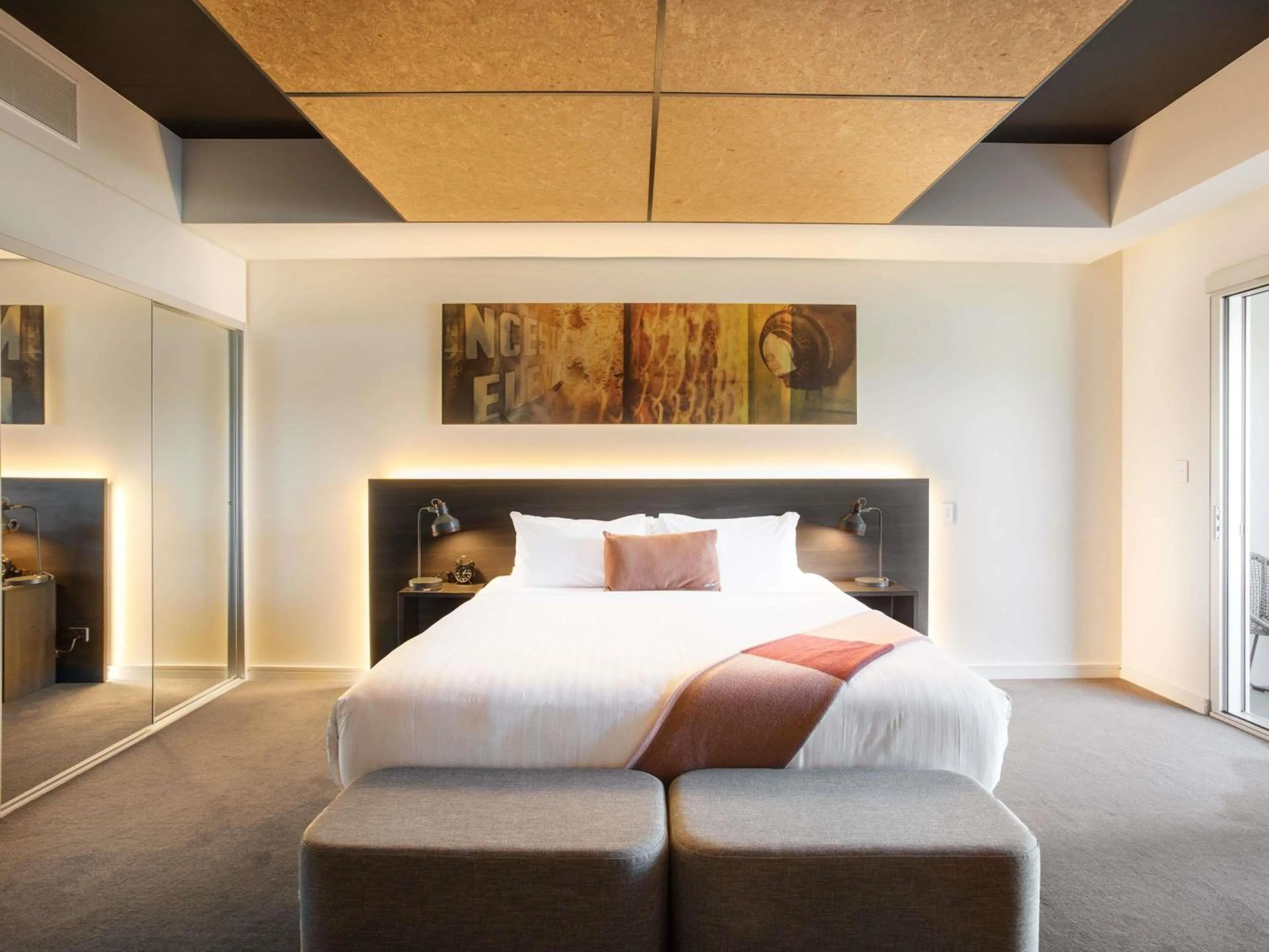 Bedroom, Bed in Peppers Silo Launceston