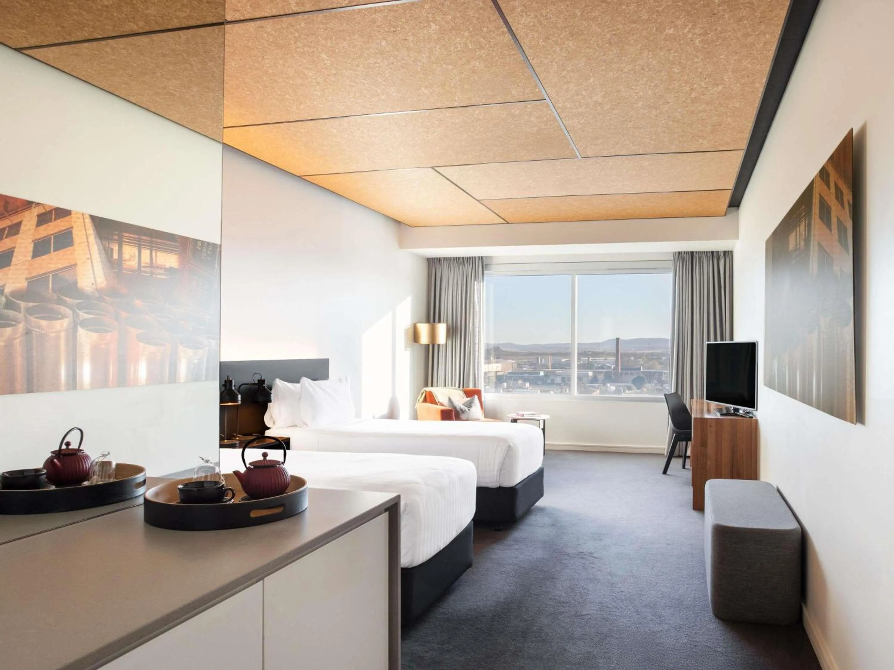 Bedroom, Bed in Peppers Silo Launceston