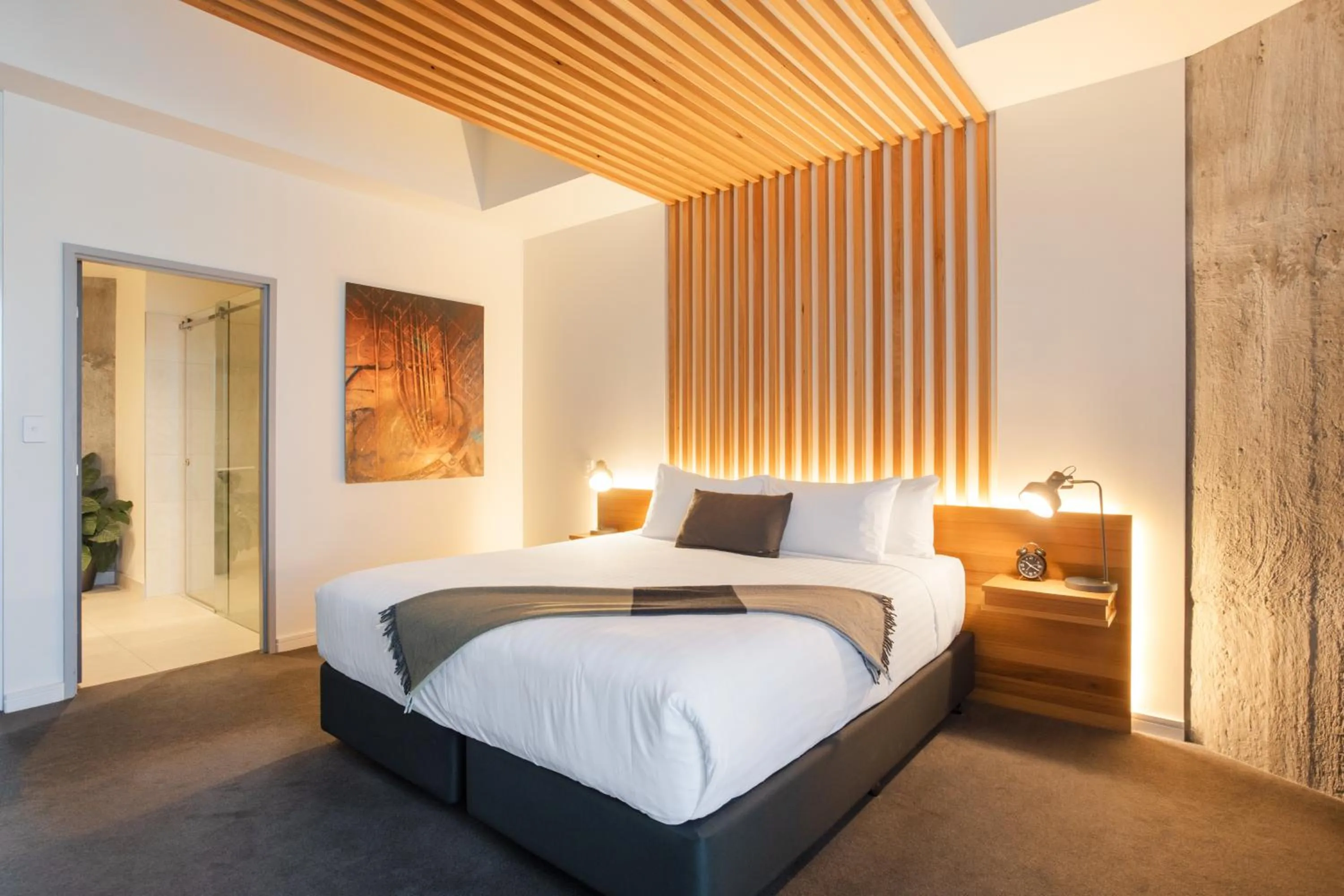 Bed in Peppers Silo Launceston