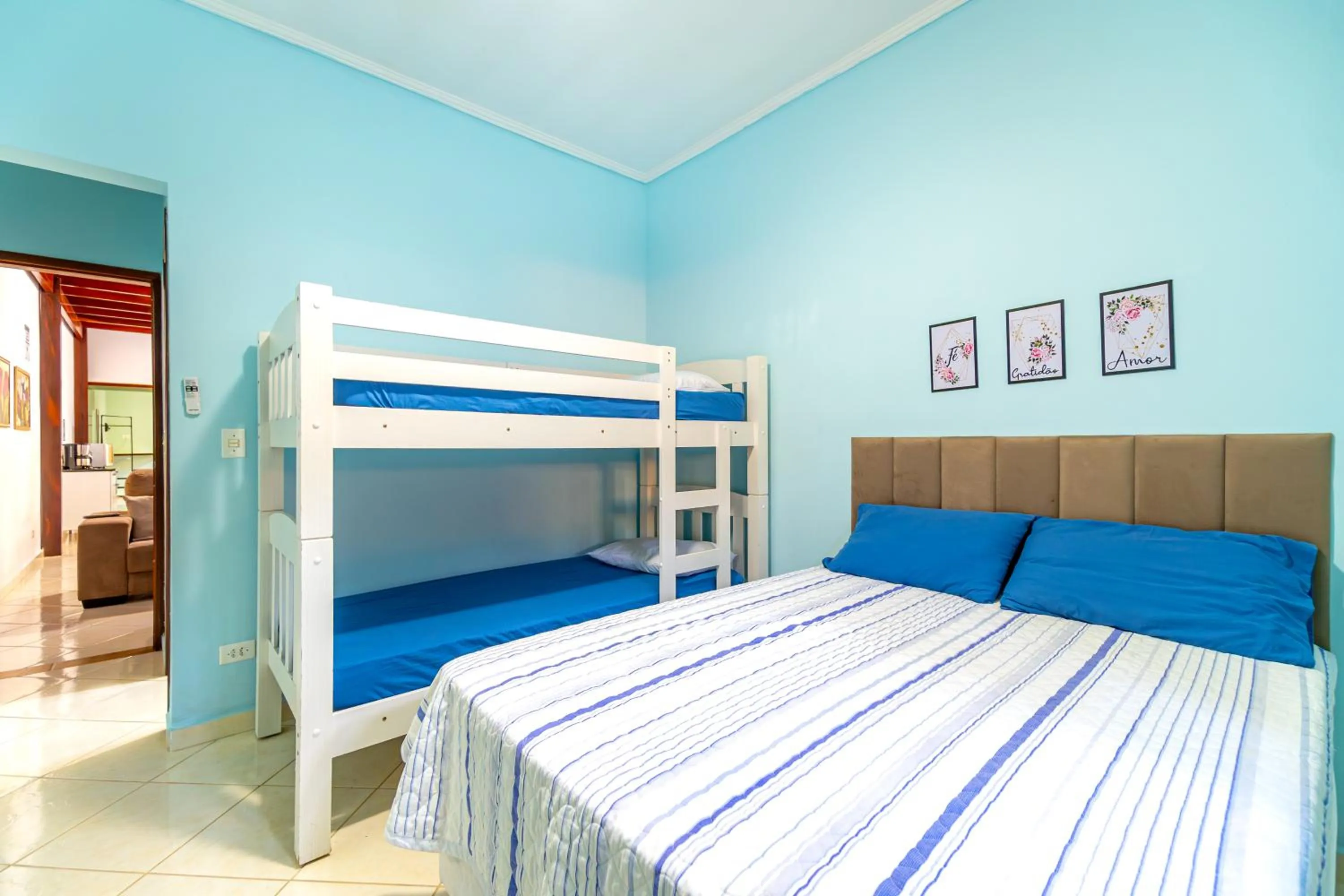 Bed in Casa Gomes no Point de Itaguá