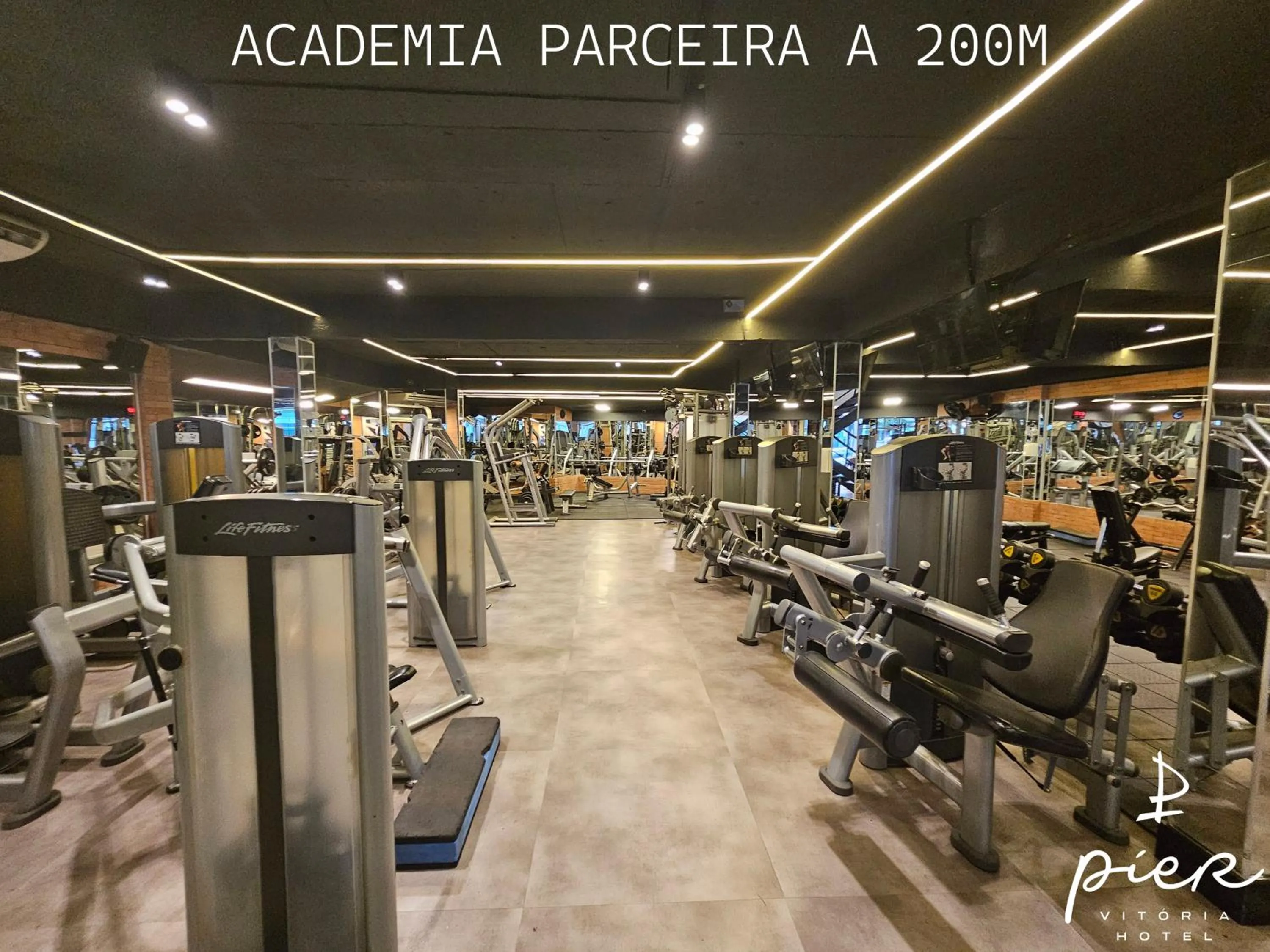 Fitness centre/facilities in Píer Vitória Hotel