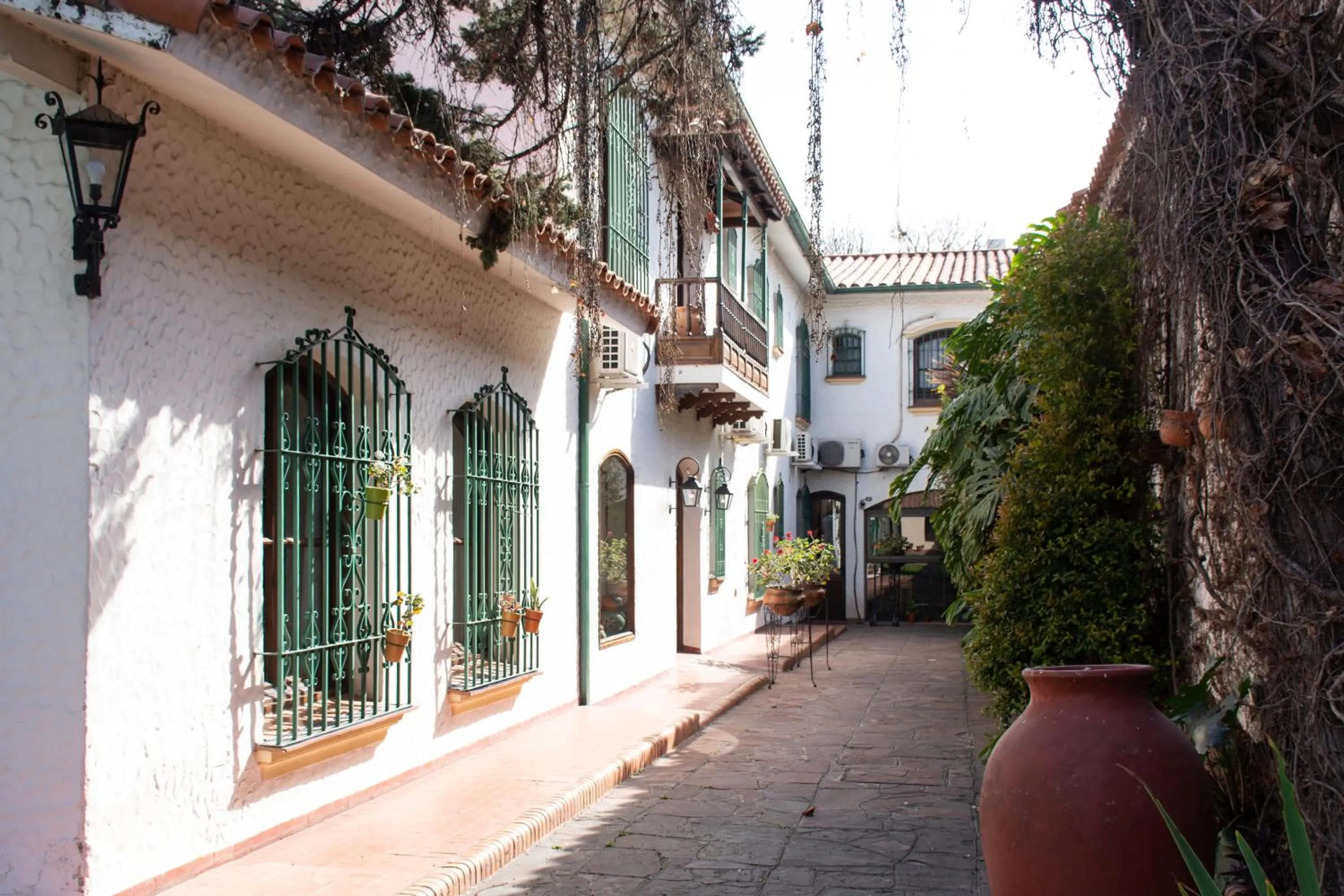 Patio in Hotel Boutique La Candela