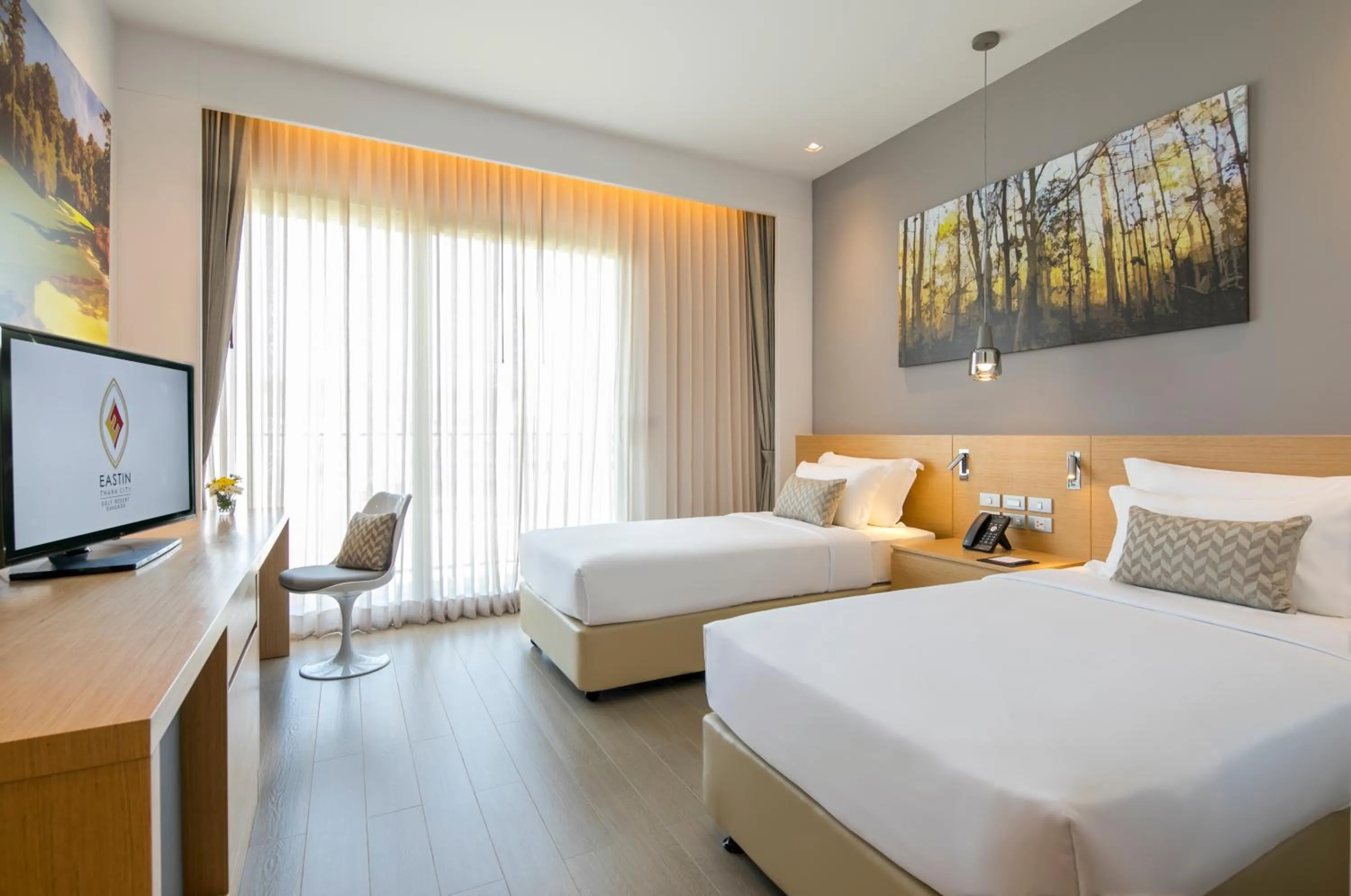 Decorative detail, Bed in Eastin Thana City Golf Resort Bangkok