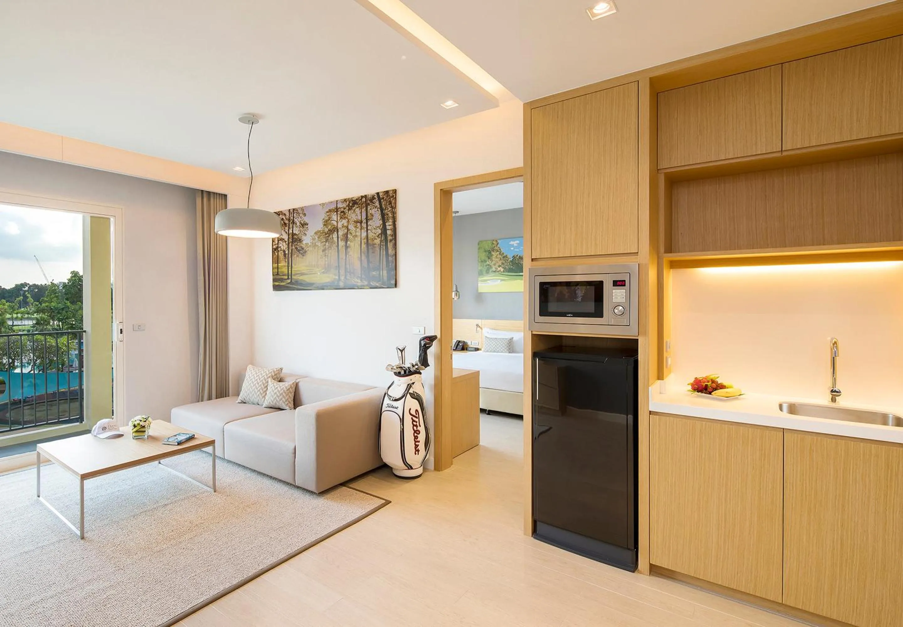 Living room in Eastin Thana City Golf Resort Bangkok