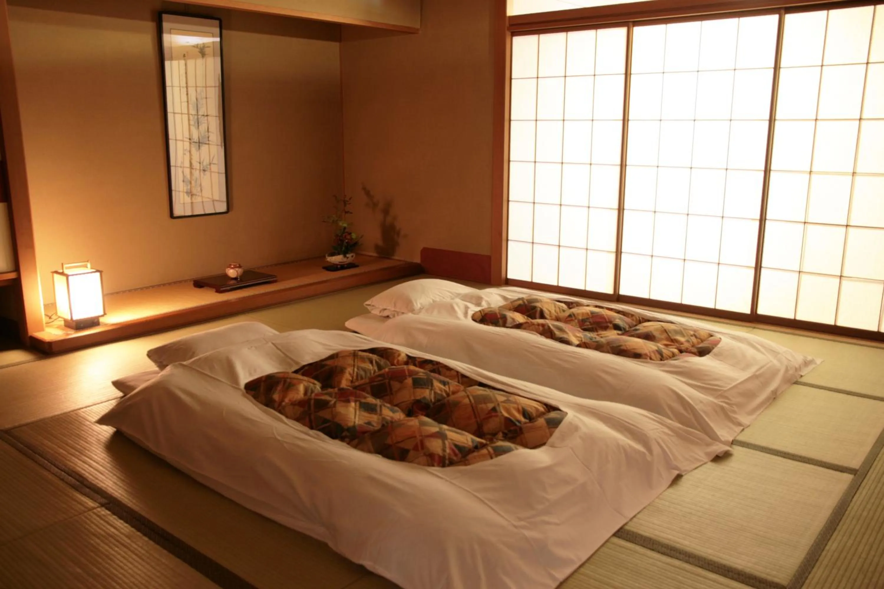 Bed in Hyoe Koyokaku