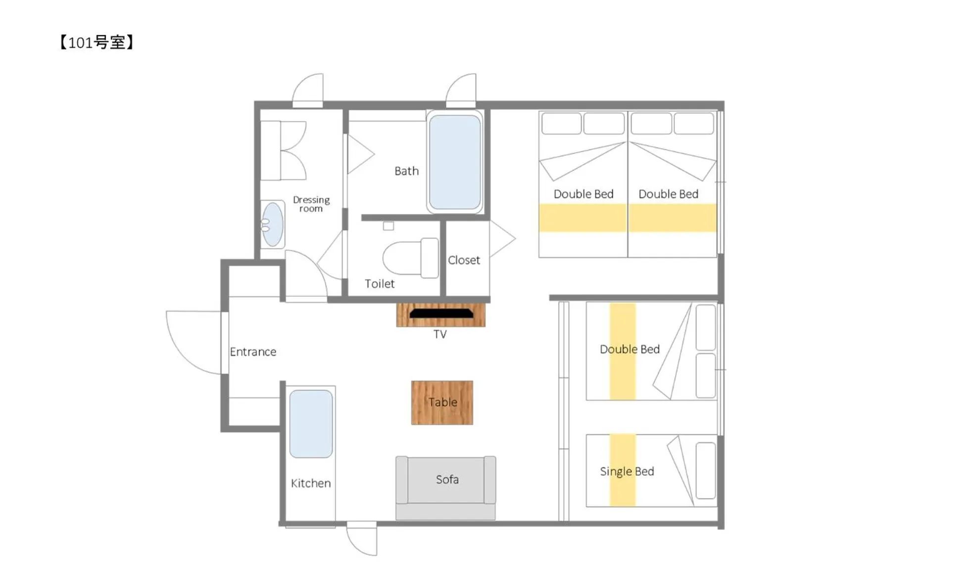 Floor plan in Ambiera Doza