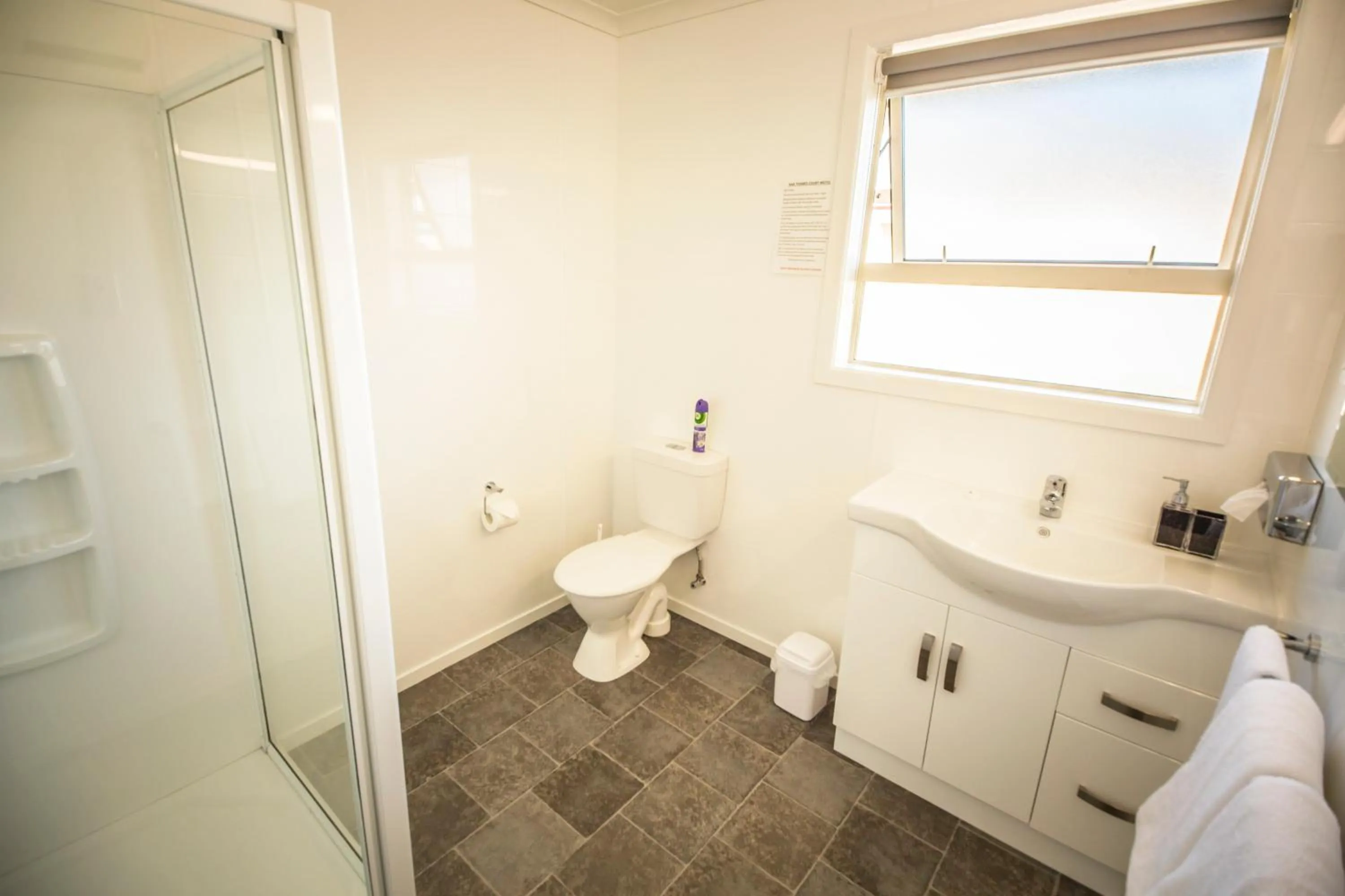 Bathroom in AAA Thames Court Motel