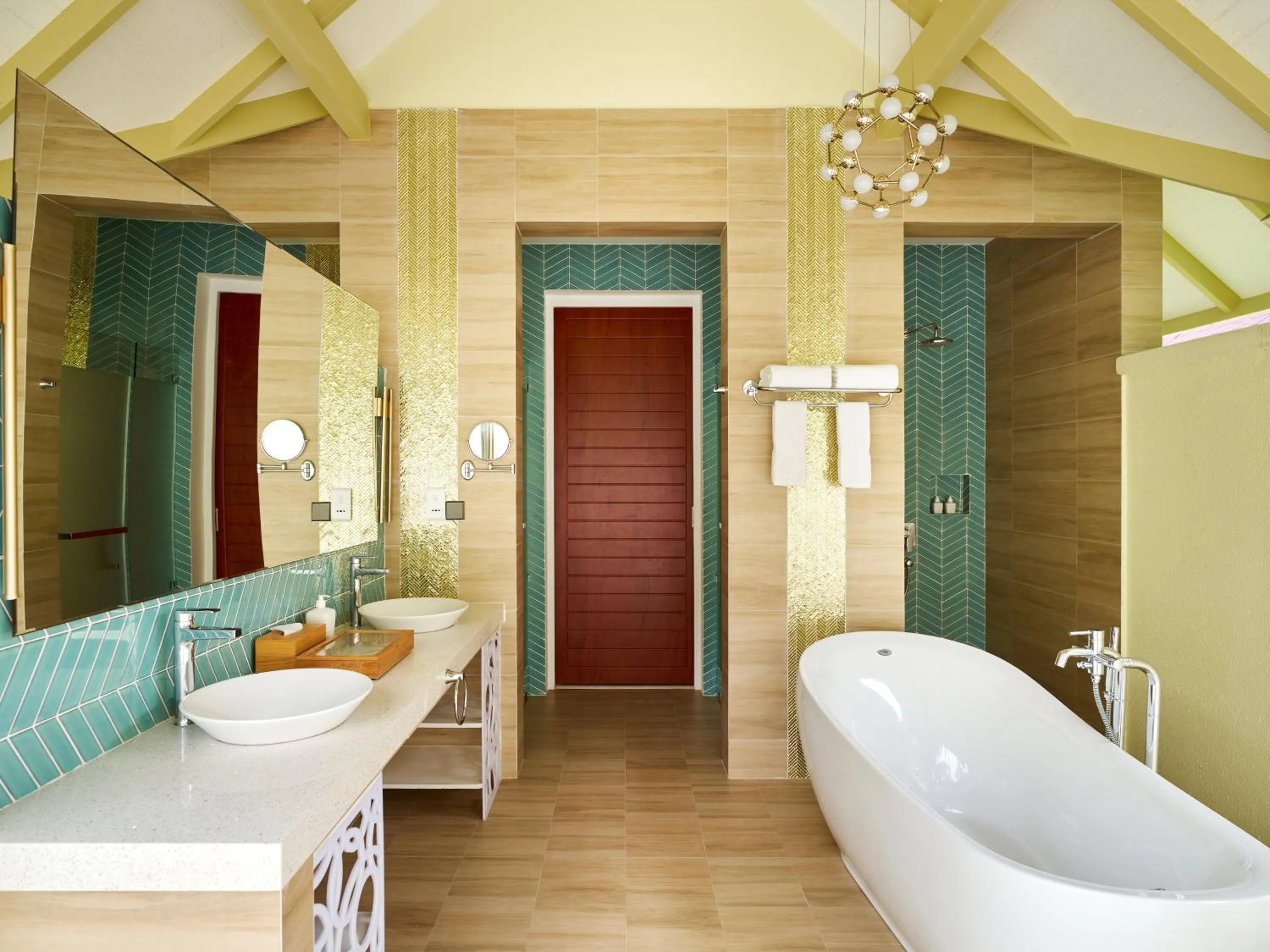 Bathroom in Sun Siyam Olhuveli