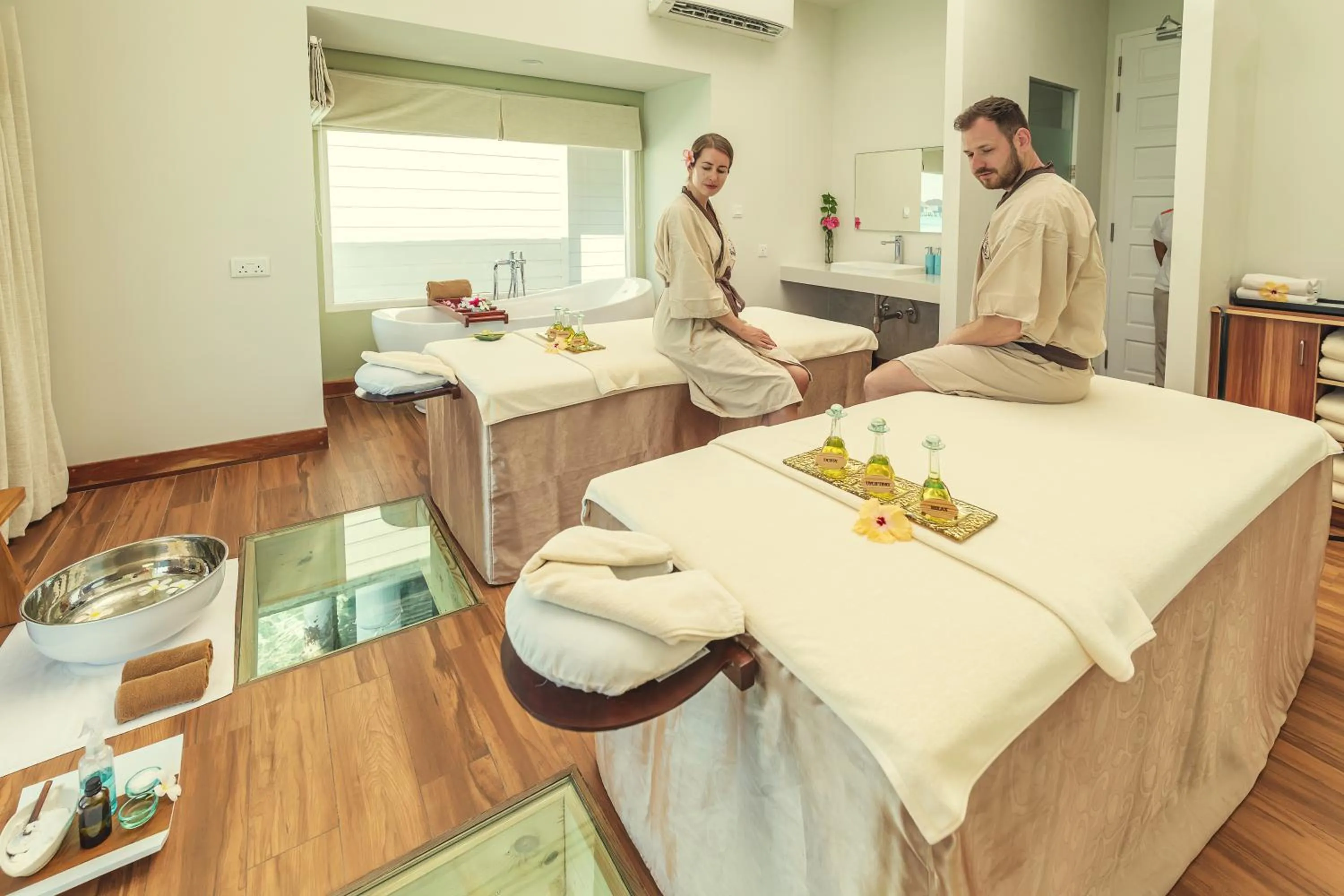 Spa and wellness centre/facilities, Bed in Sun Siyam Olhuveli