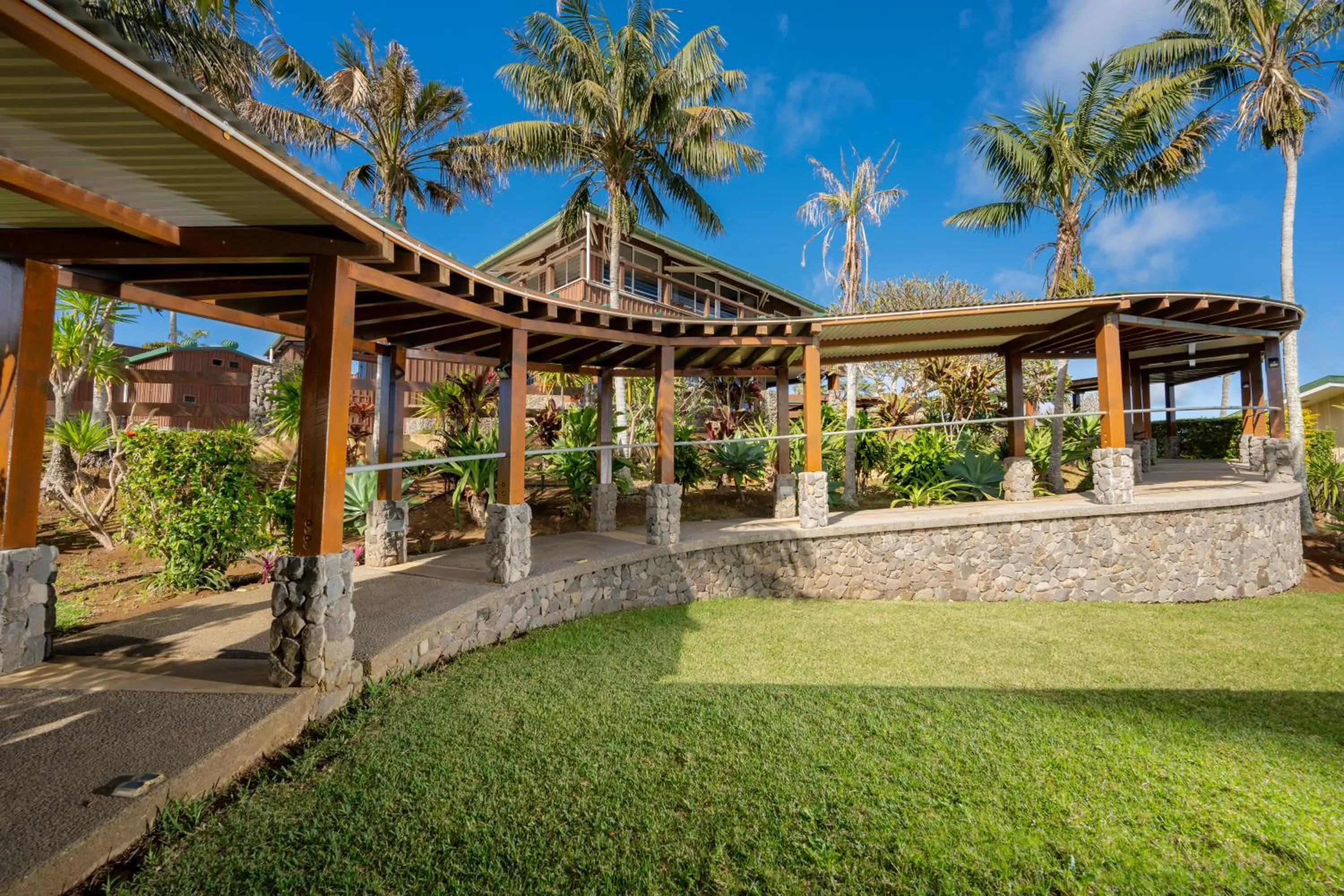 Property building in South Pacific Resort Hotel