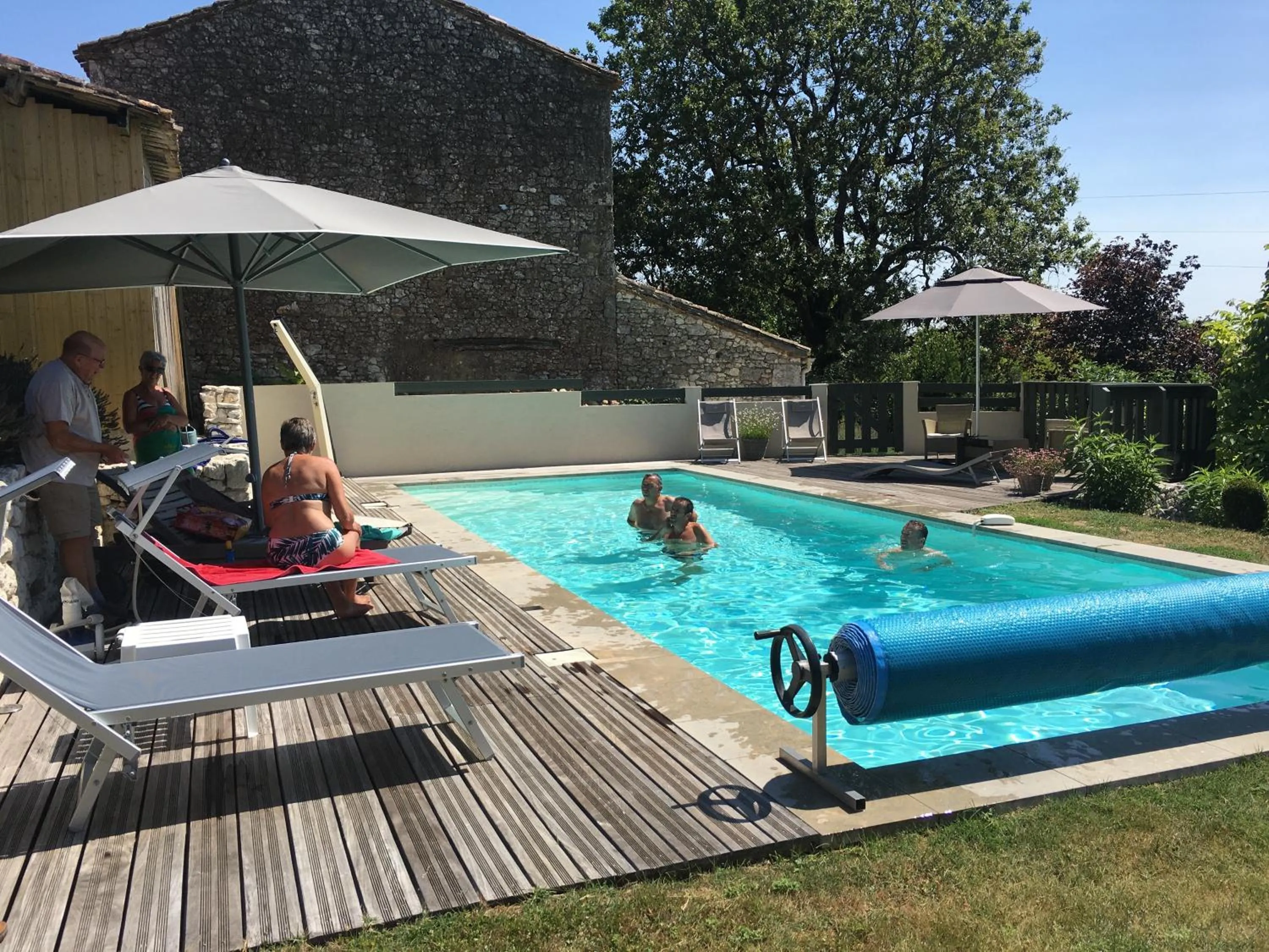 Swimming pool in La Ferme Buissonnière