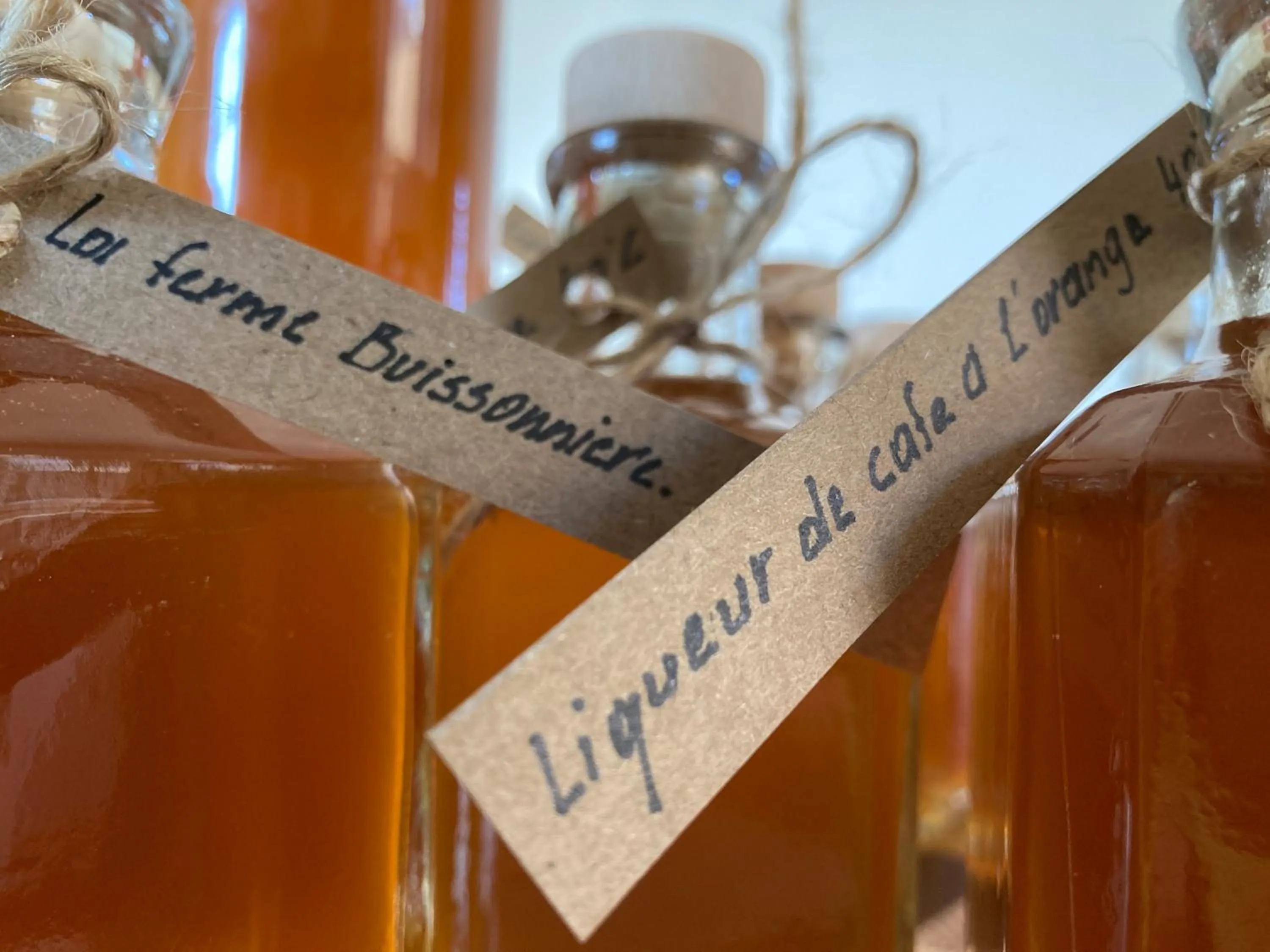 Alcoholic drinks in La Ferme Buissonnière