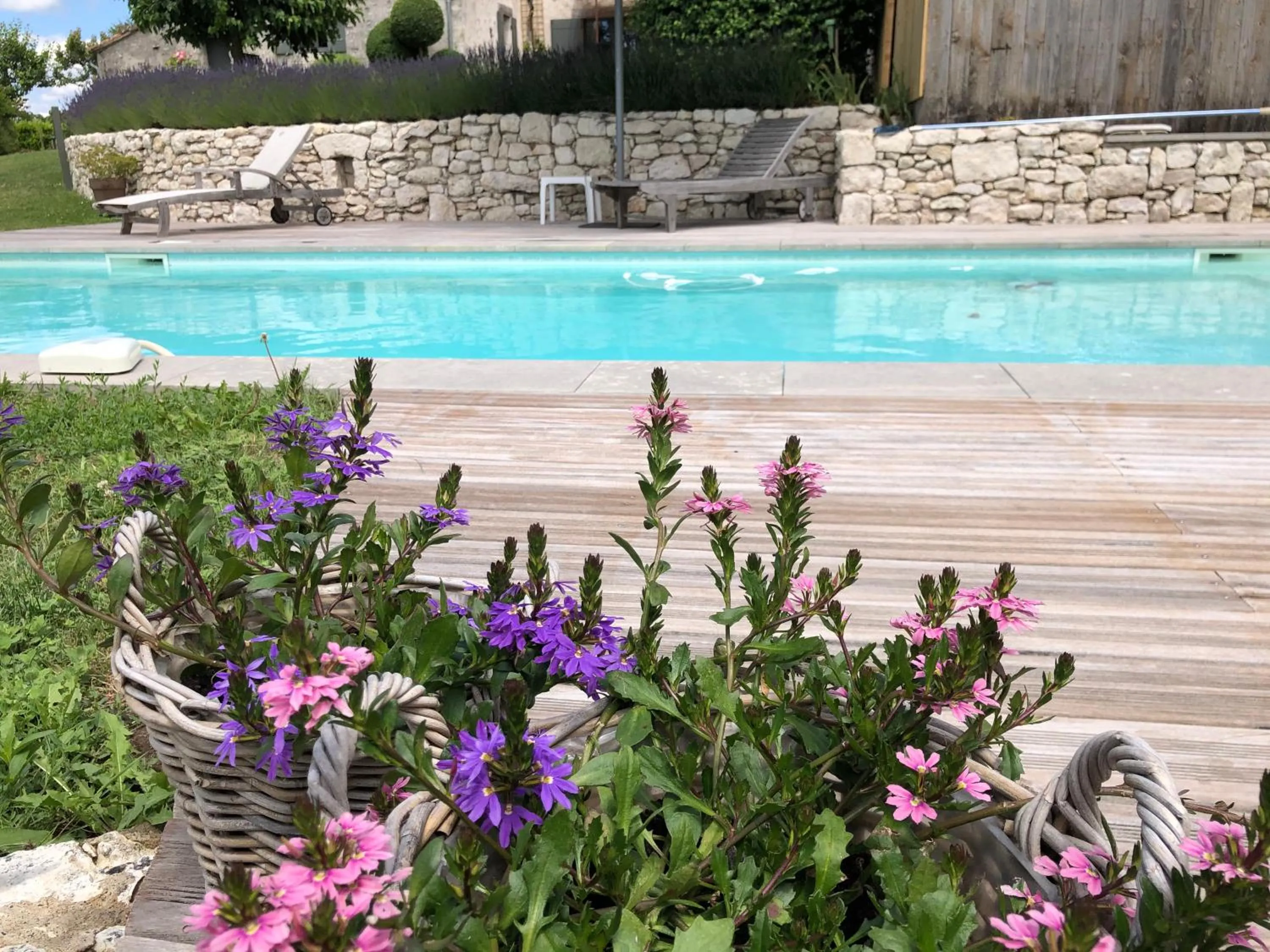 Swimming pool in La Ferme Buissonnière