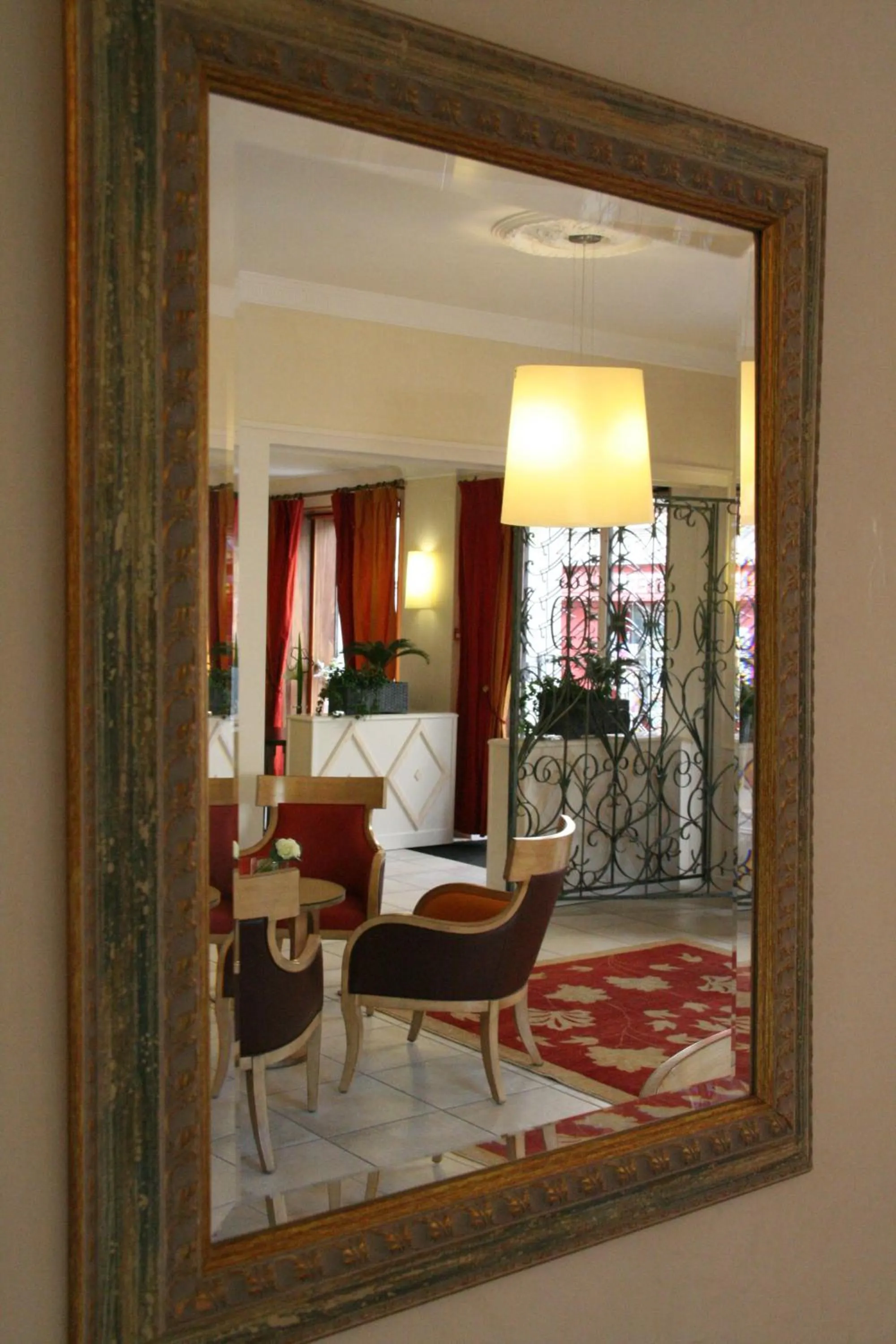 Decorative detail in Hotel Restaurant Charbonnel