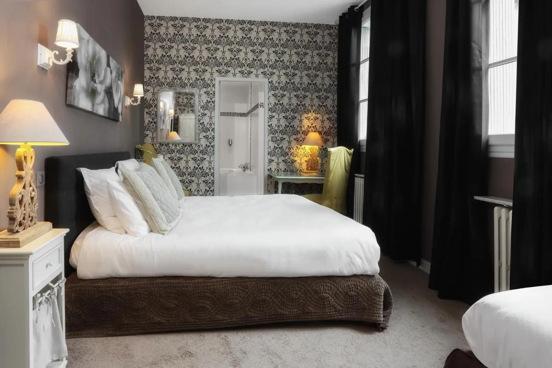 Other, Bed in Hotel Restaurant Charbonnel